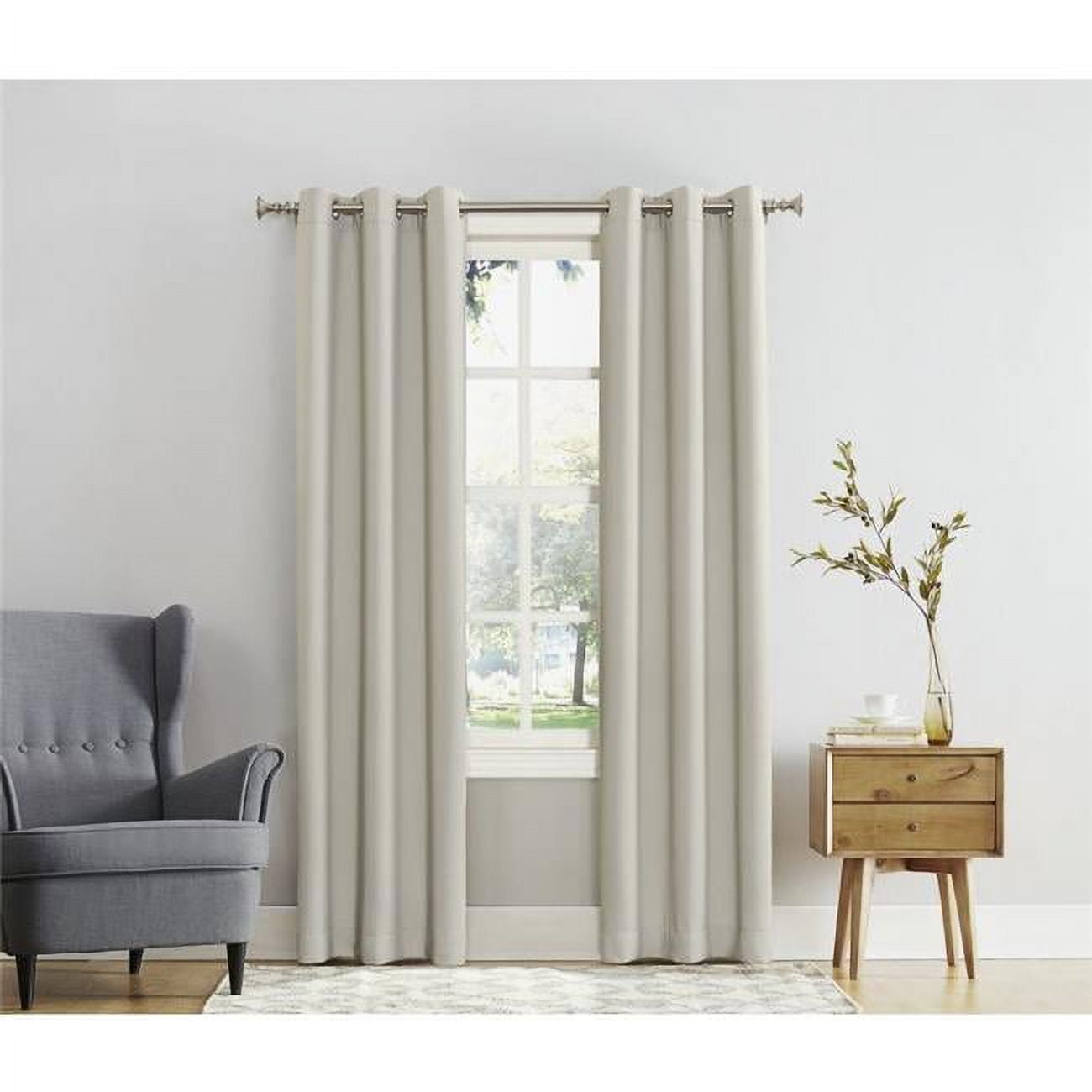 80 x 84 in. Norwich Ivory Blackout Curtains - Pack of 2