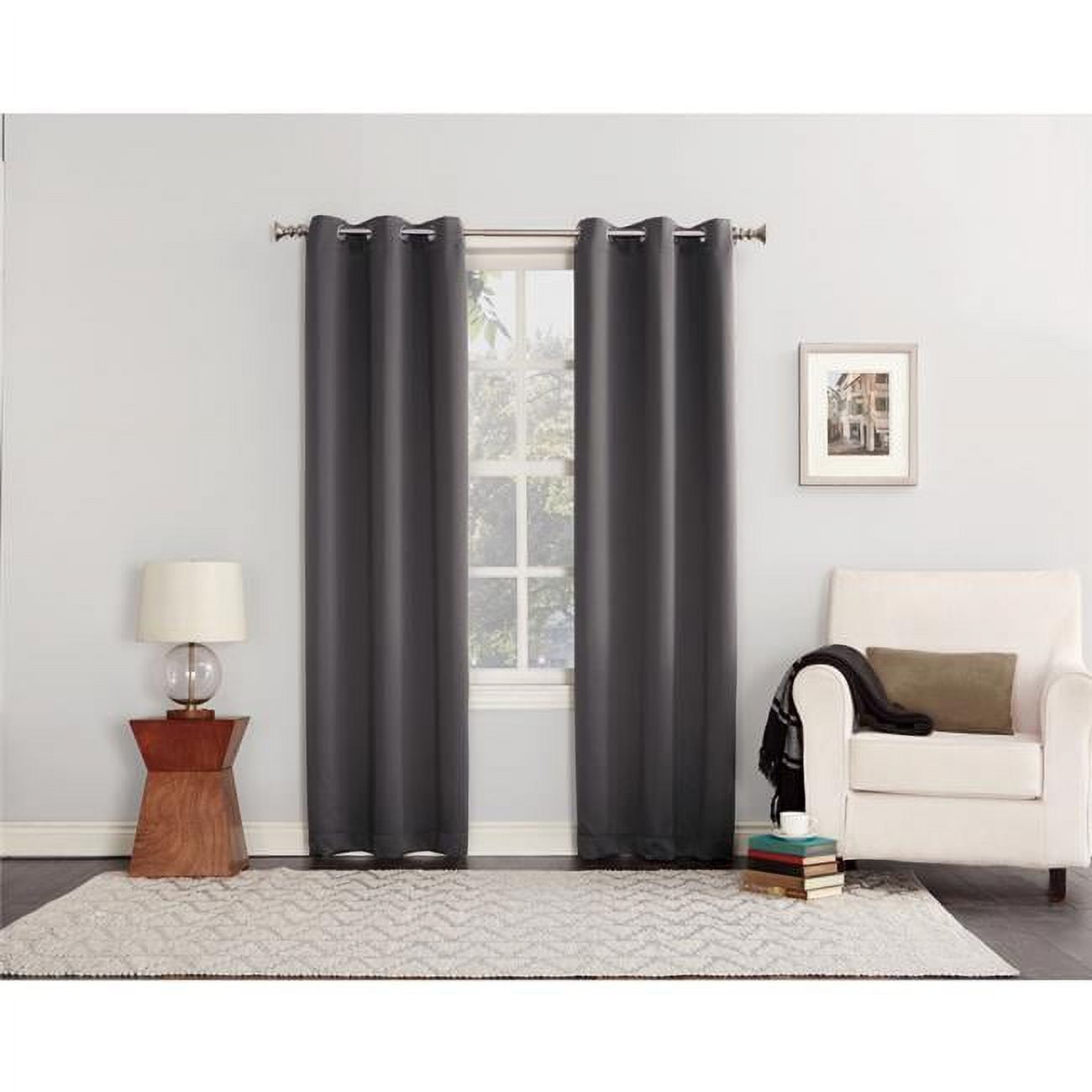 80 x 84 in. Norwich Gray Blackout Curtains - Pack of 2