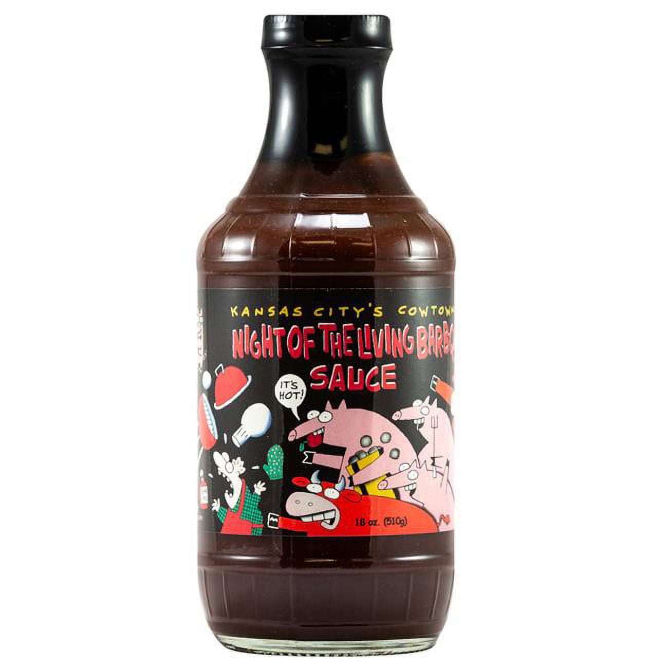 Picture of Cowtown 8032186 18 oz Night of the Living BBQ Sauce - Pack of 6