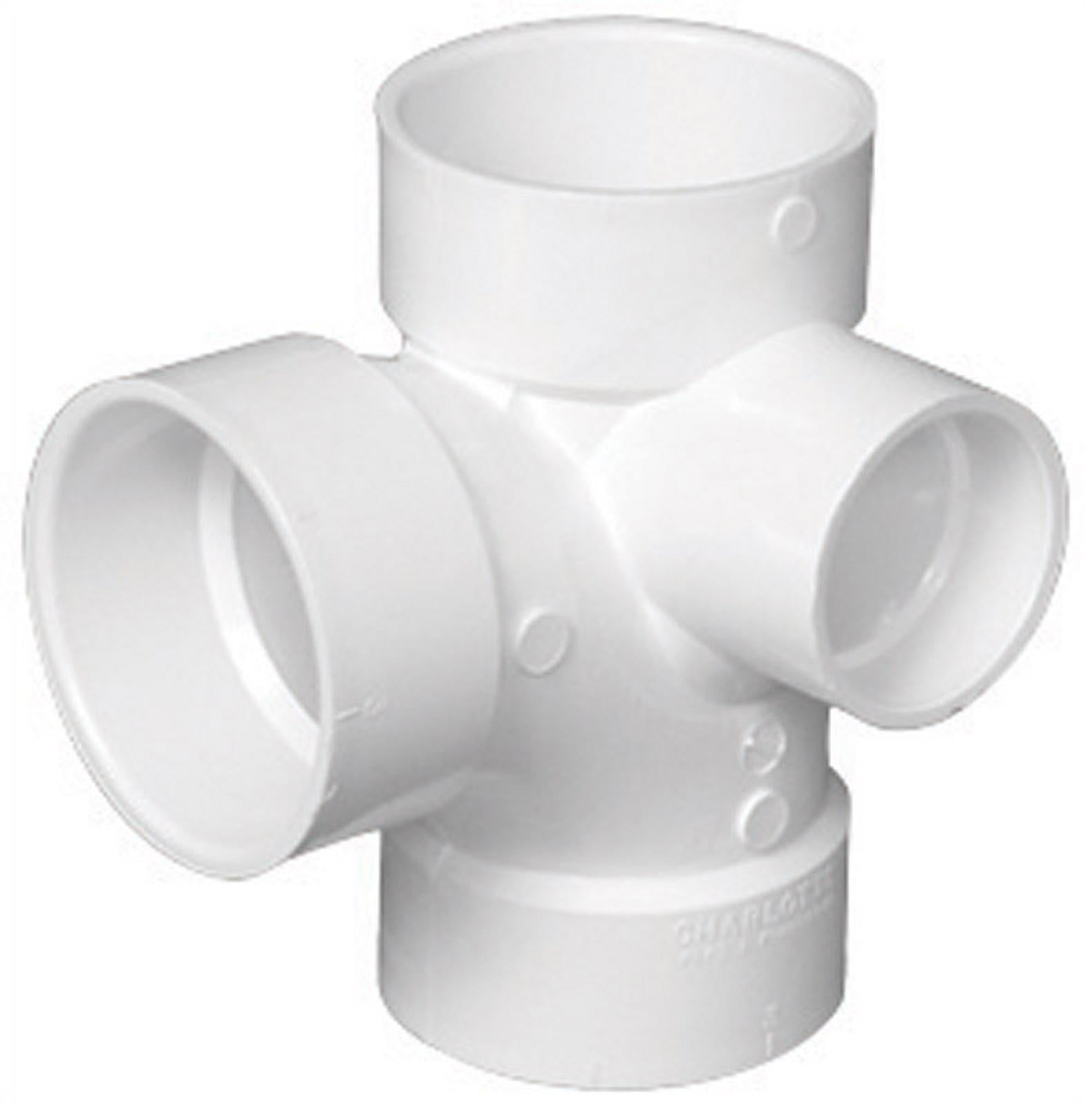 Schedule 40 3 in. Hub x 3 in. dia. Hub PVC Sanitary Tee