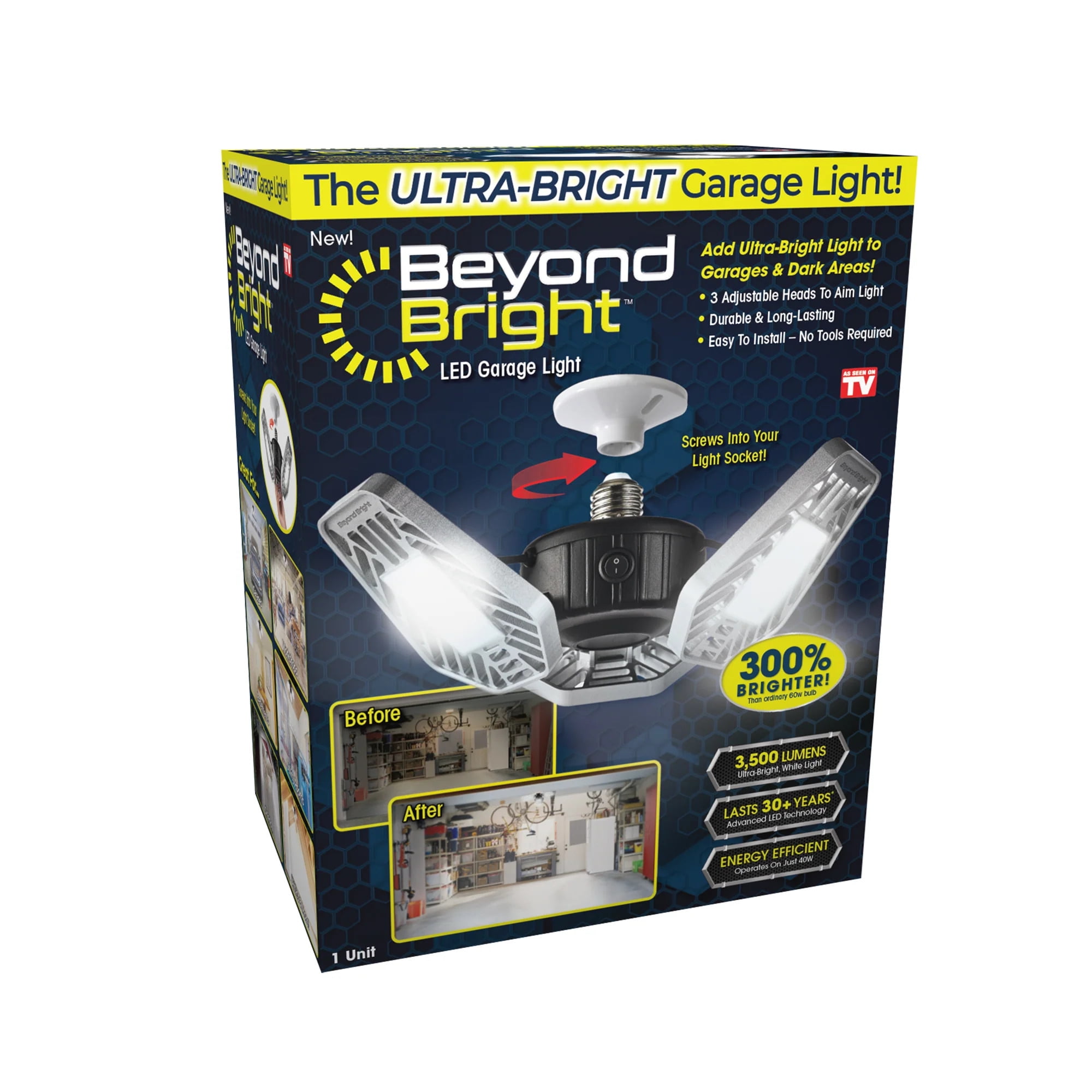 Picture of Beyond Bright 6009768 LED Garage Light Plastic