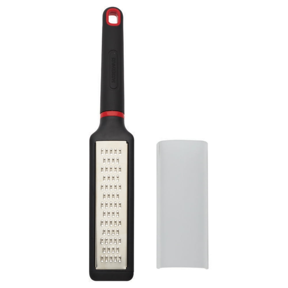 Picture of Farberware 6009299 6 in. Black & Silver Plastic & Stainless Steel Zester Grater