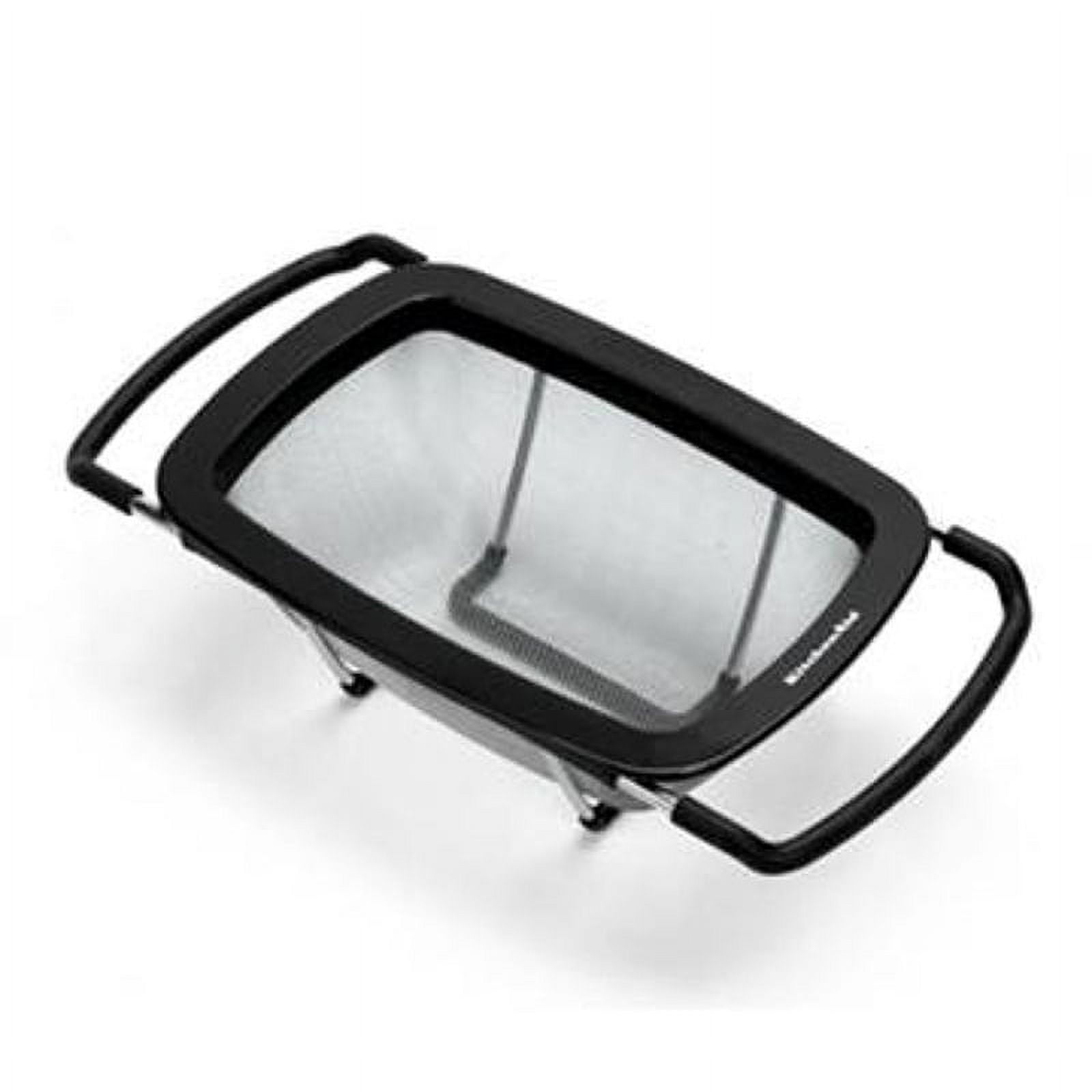 Picture of KitchenAid 6009339 22 Black & White Stainless Steel Expandable Colander