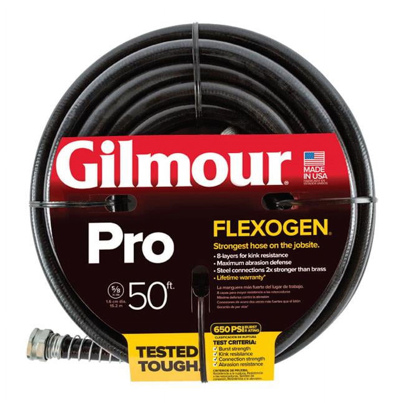 Flexogen 0.625 in. dia. x 50 ft. All Purpose Black Garden Hose