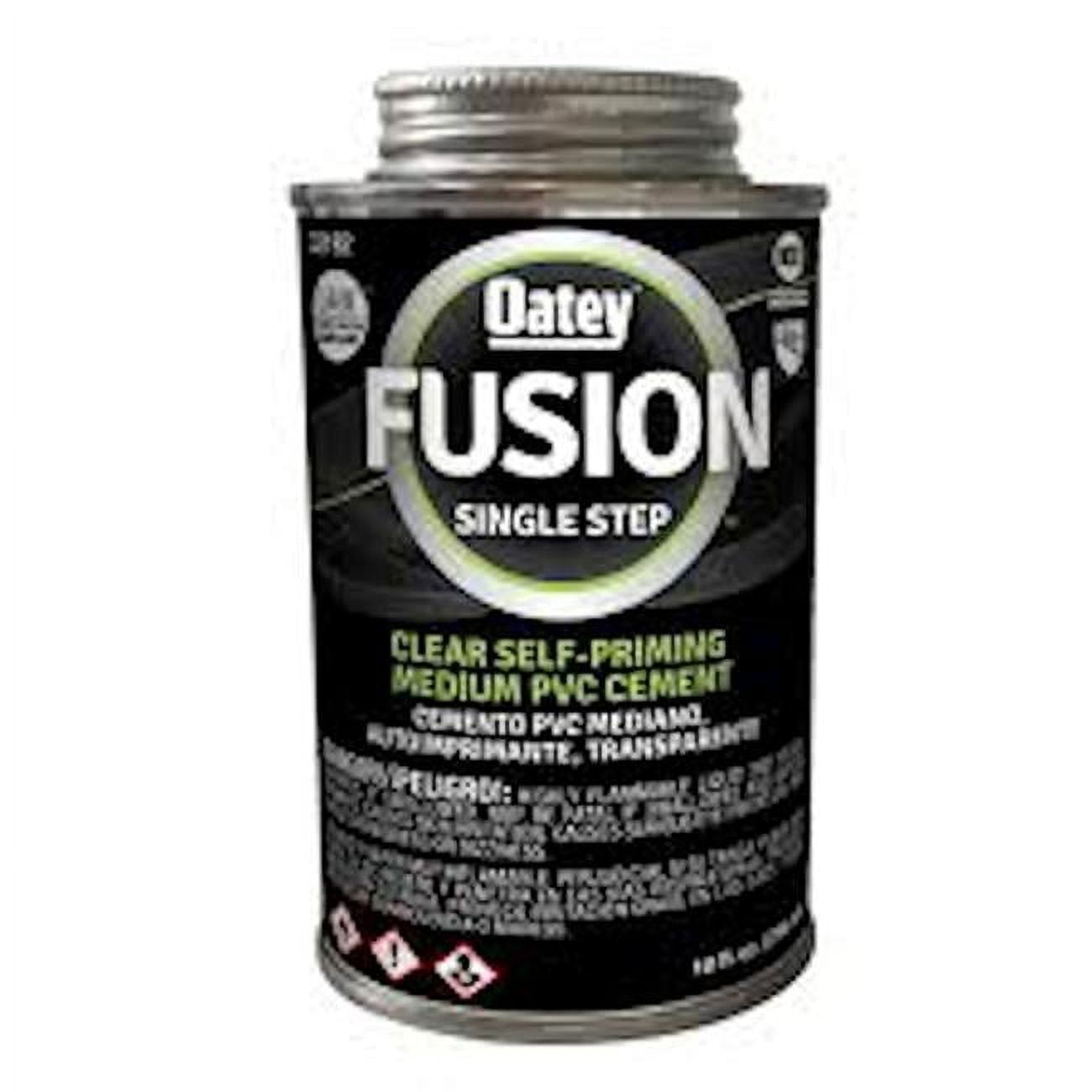 Picture of Oatey 4002399 4 oz Fusion Single Step Clear Cement for Medium PVC