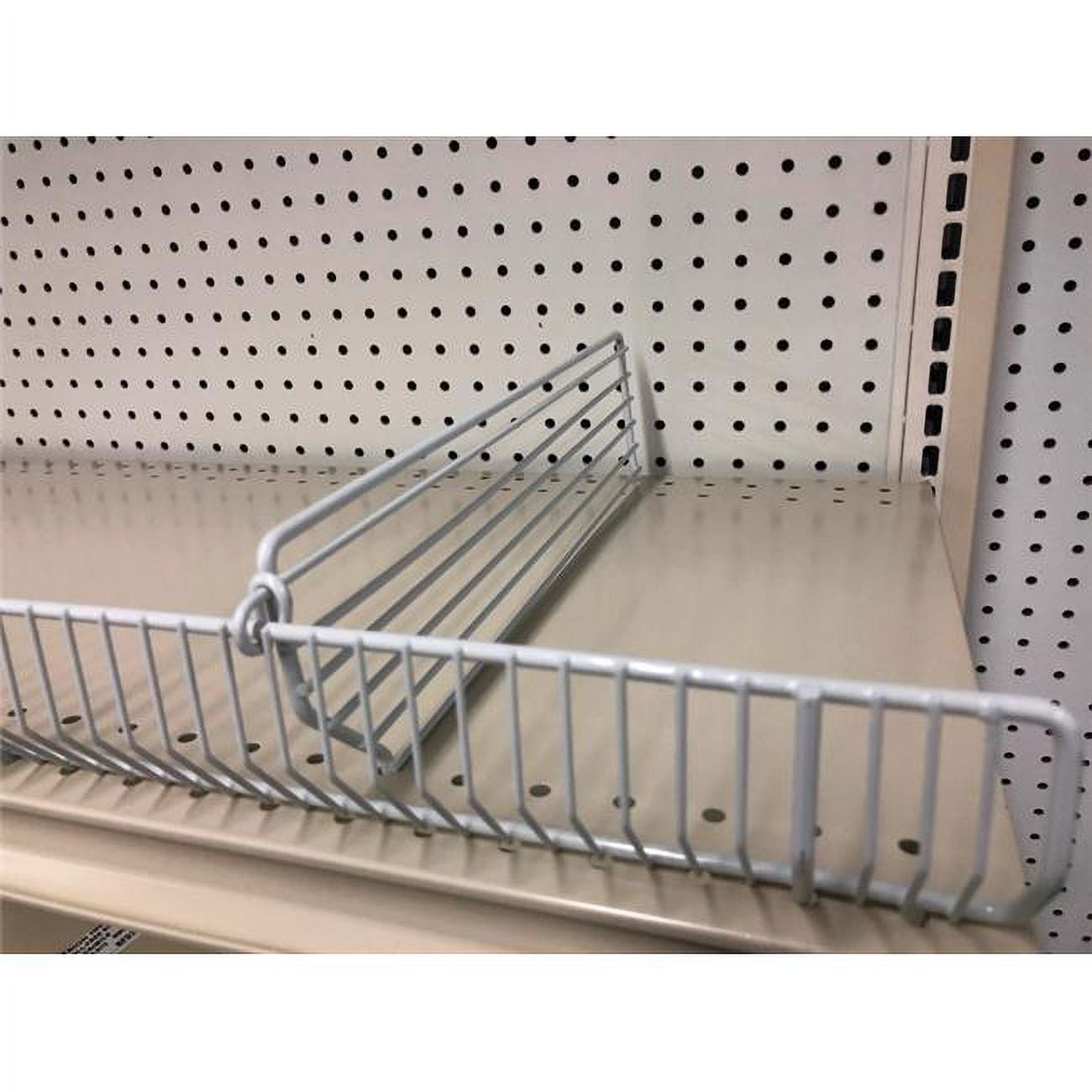 3 x 0.5 x 16 in. Powder Coated Gray Shelving Unit - Pack of 20