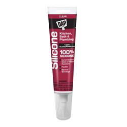 1006496 2.8 oz Kitchen, Bath & Plumbing Clear Silicone Waterproof Sealant