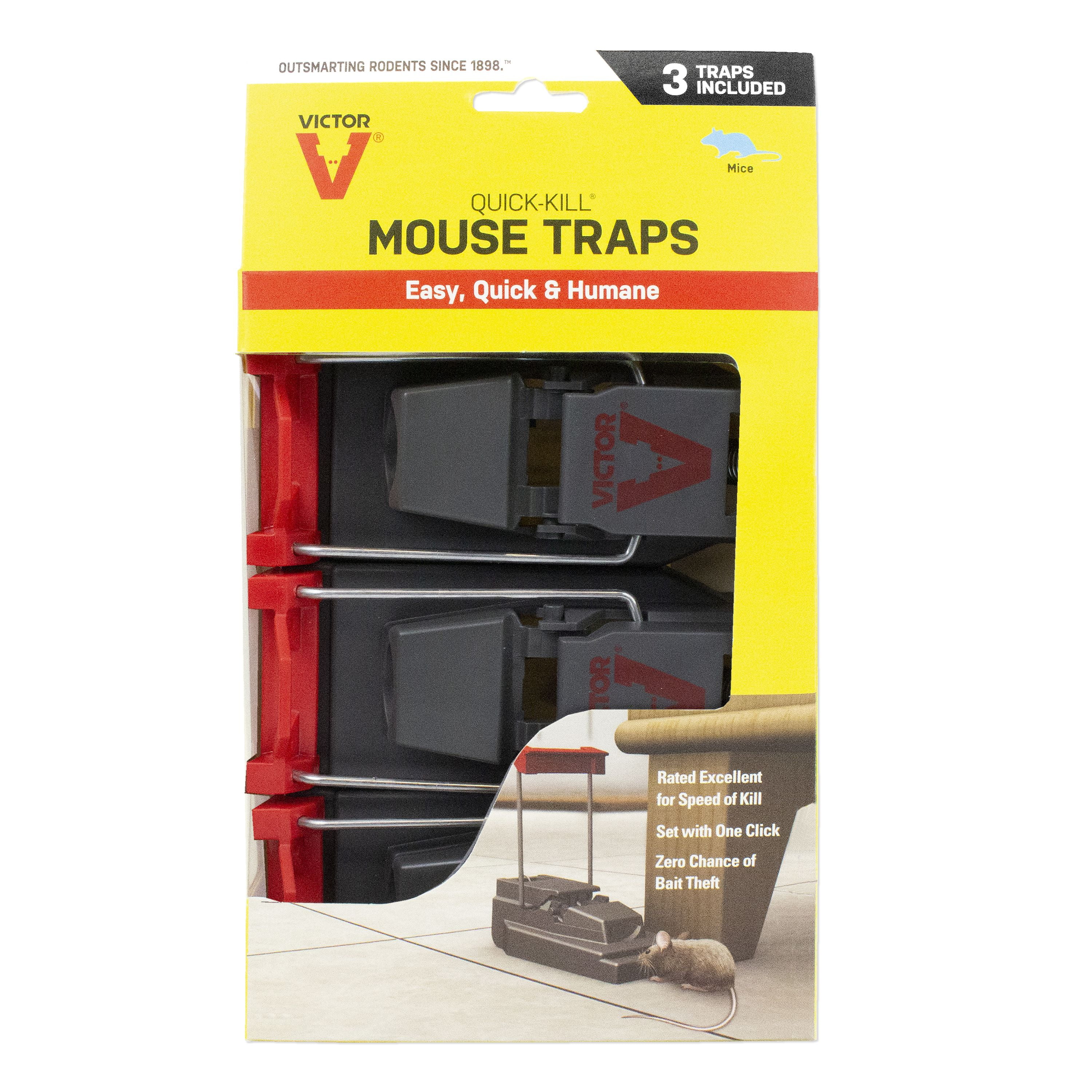 Picture of Victor 7007824 Quick-Kill Small Snap Trap for Mice - Pack of 3