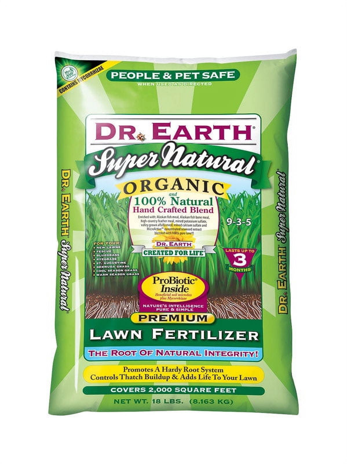 Dr. Earth 18 lbs. Super Natural Organic 5-0-2 Fertilizer  2000 sq. ft