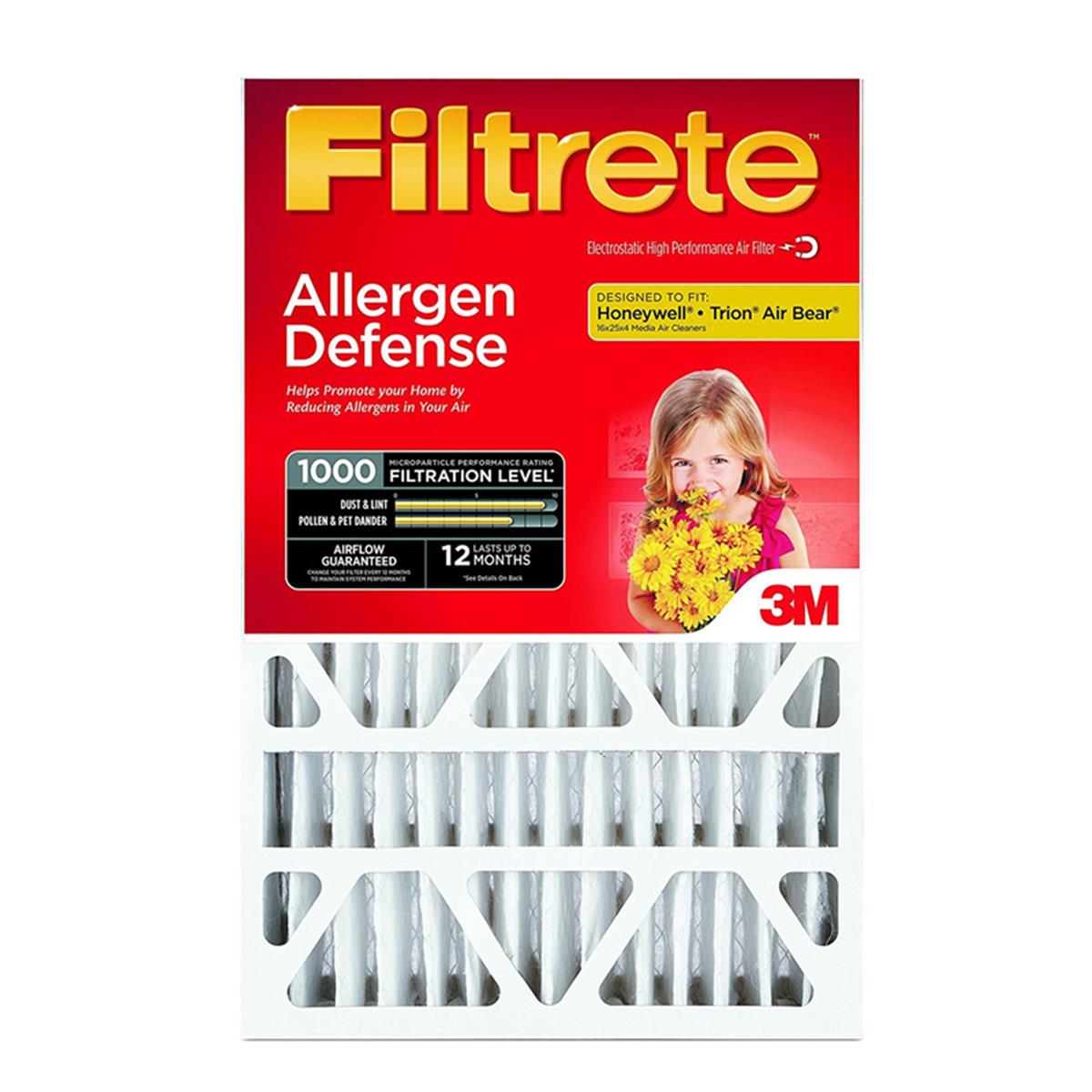 Picture of 3M 4792727 Filtrete 25 x 20 x 4 in. Pleated Air Filter - Pack of 4