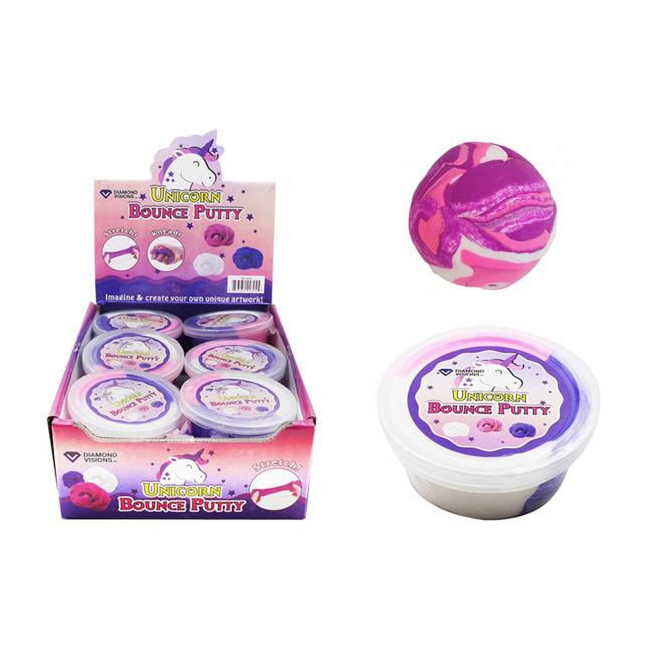 Picture of Diamond Visions 9048218 Unicorn Bounce Putty - Pack of 12