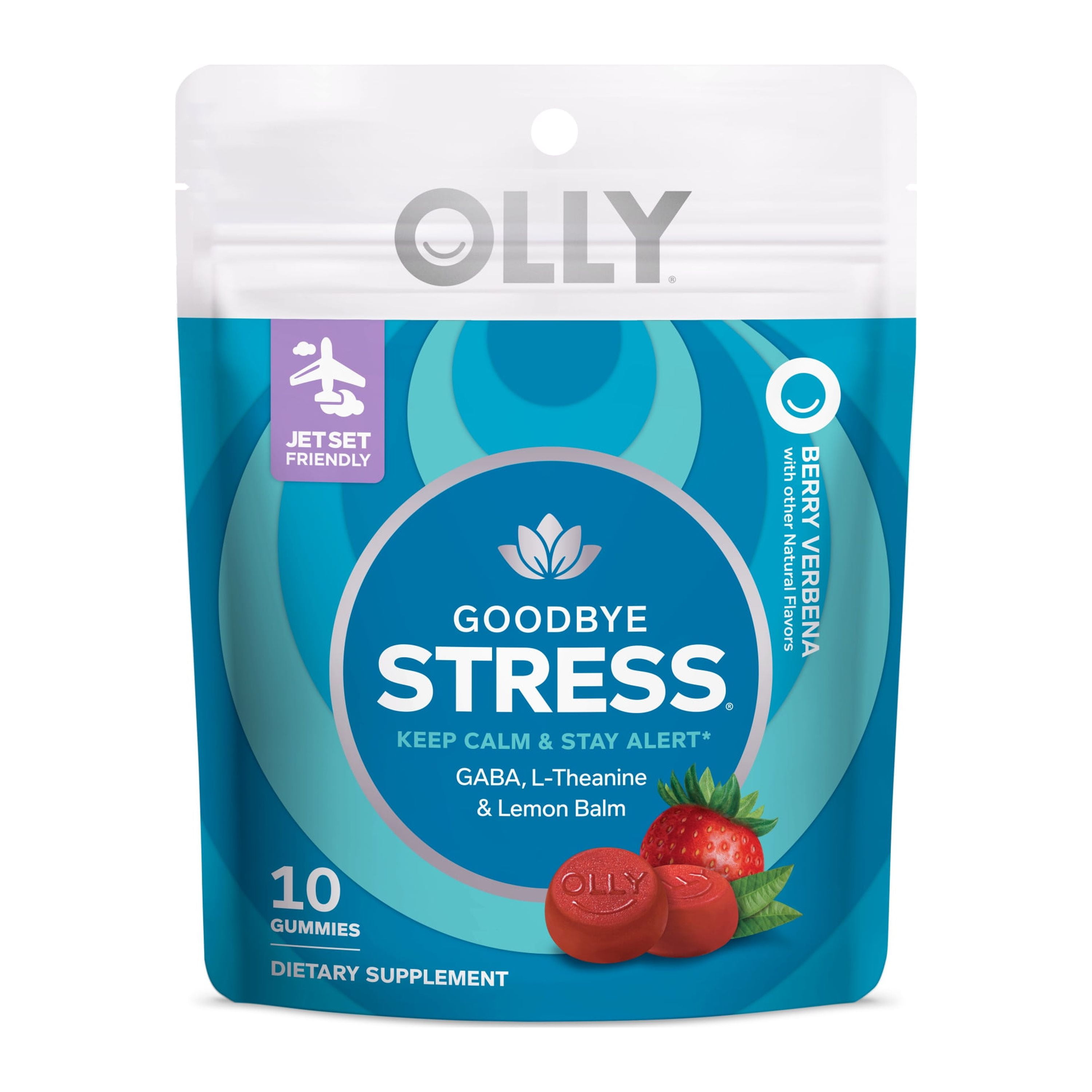 Picture of Olly 9040771 Red Berry Verbena Stress Gummie - Pack of 8 - 10 Piece