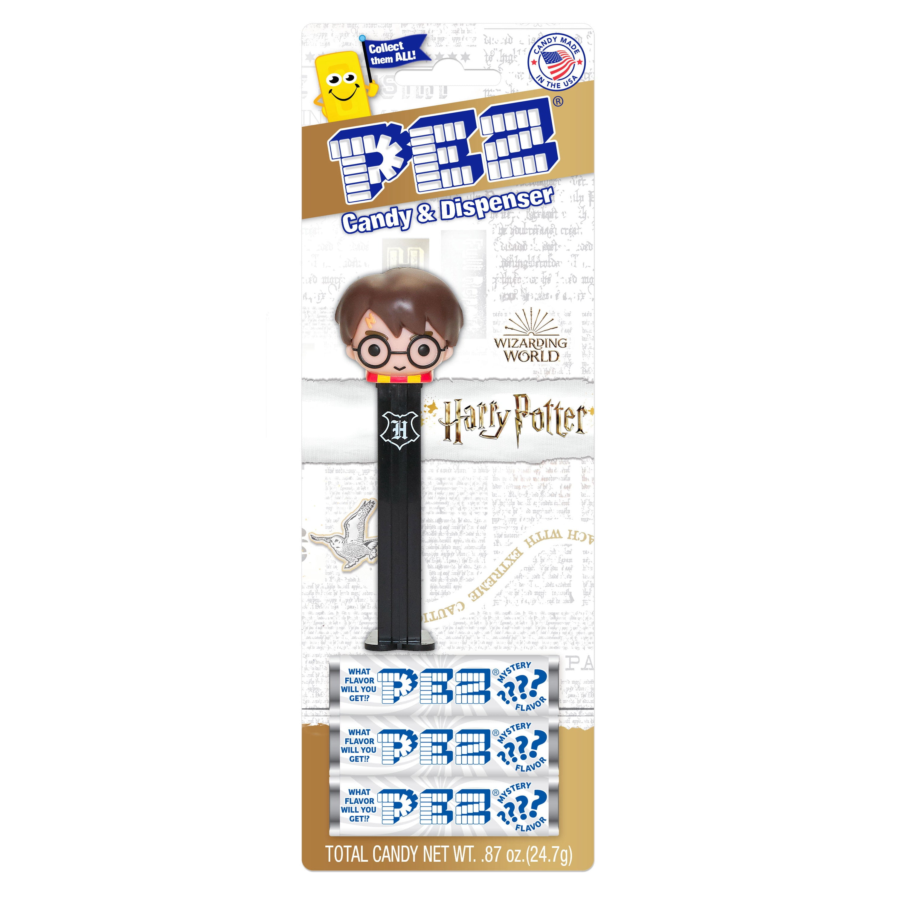 9062058 0.87 oz Harry Potter Candy & Dispenser, Pack of 12 -  PEZ