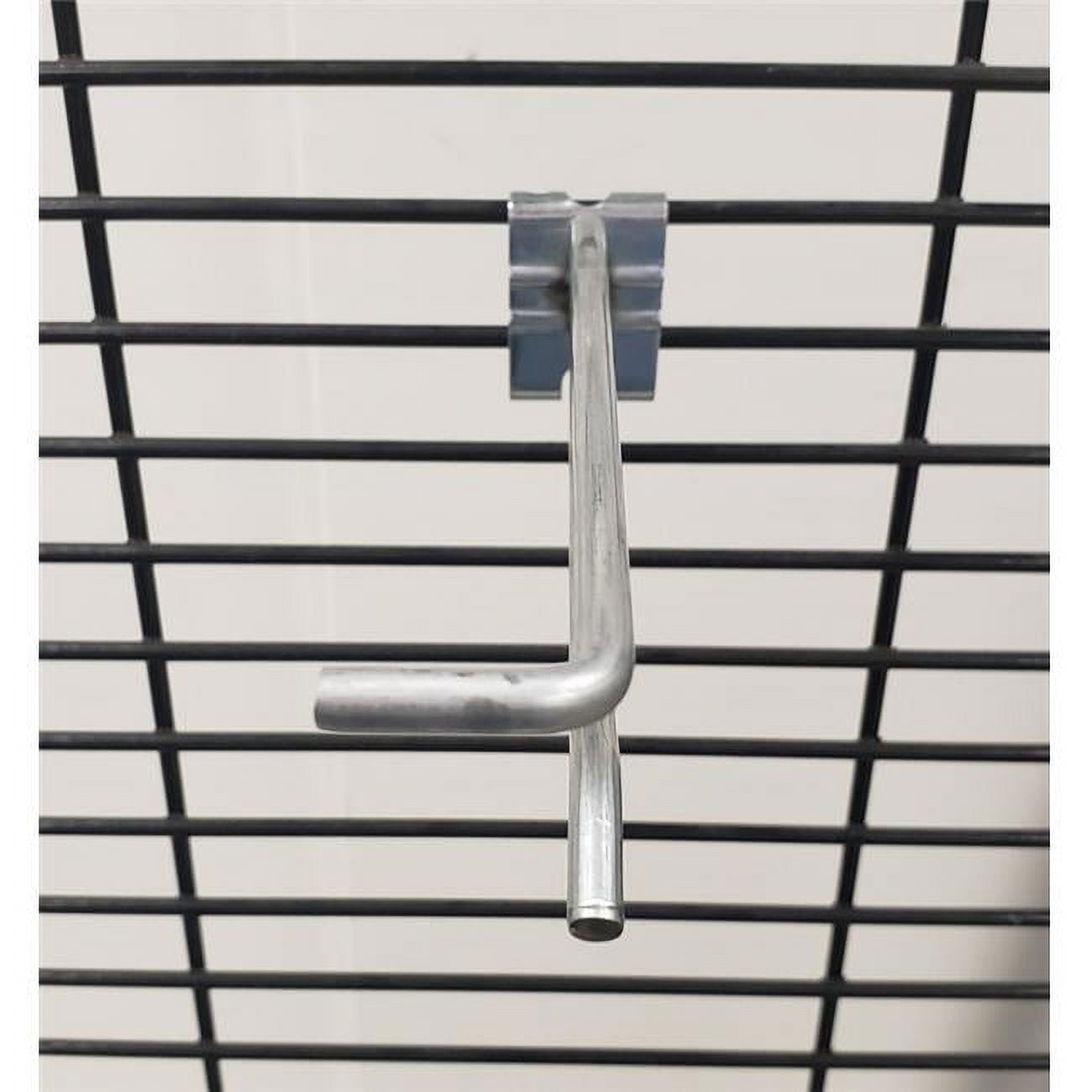 Quick Back Galvanized Silver Scan Hook, Pack of 50