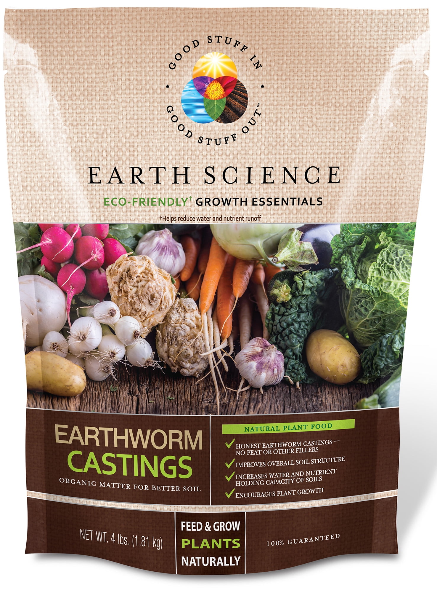 4 lbs Growth Essentials Organic Earthworm Castings
