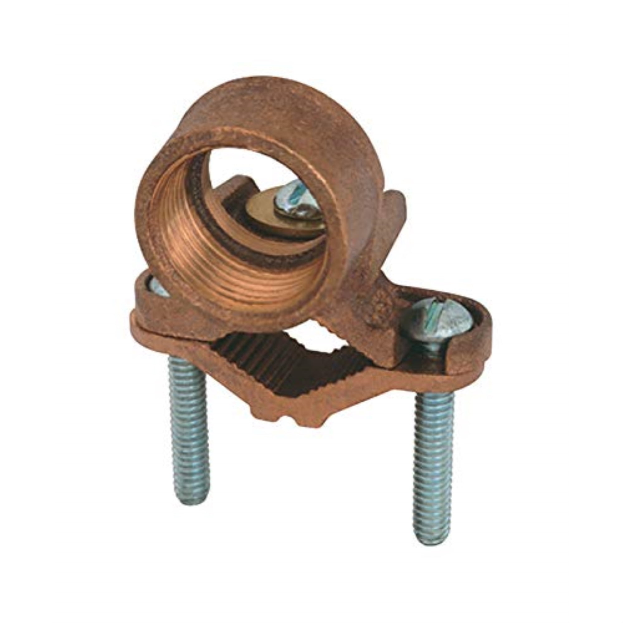 1 in. Bronze Ground Clamp with Hub