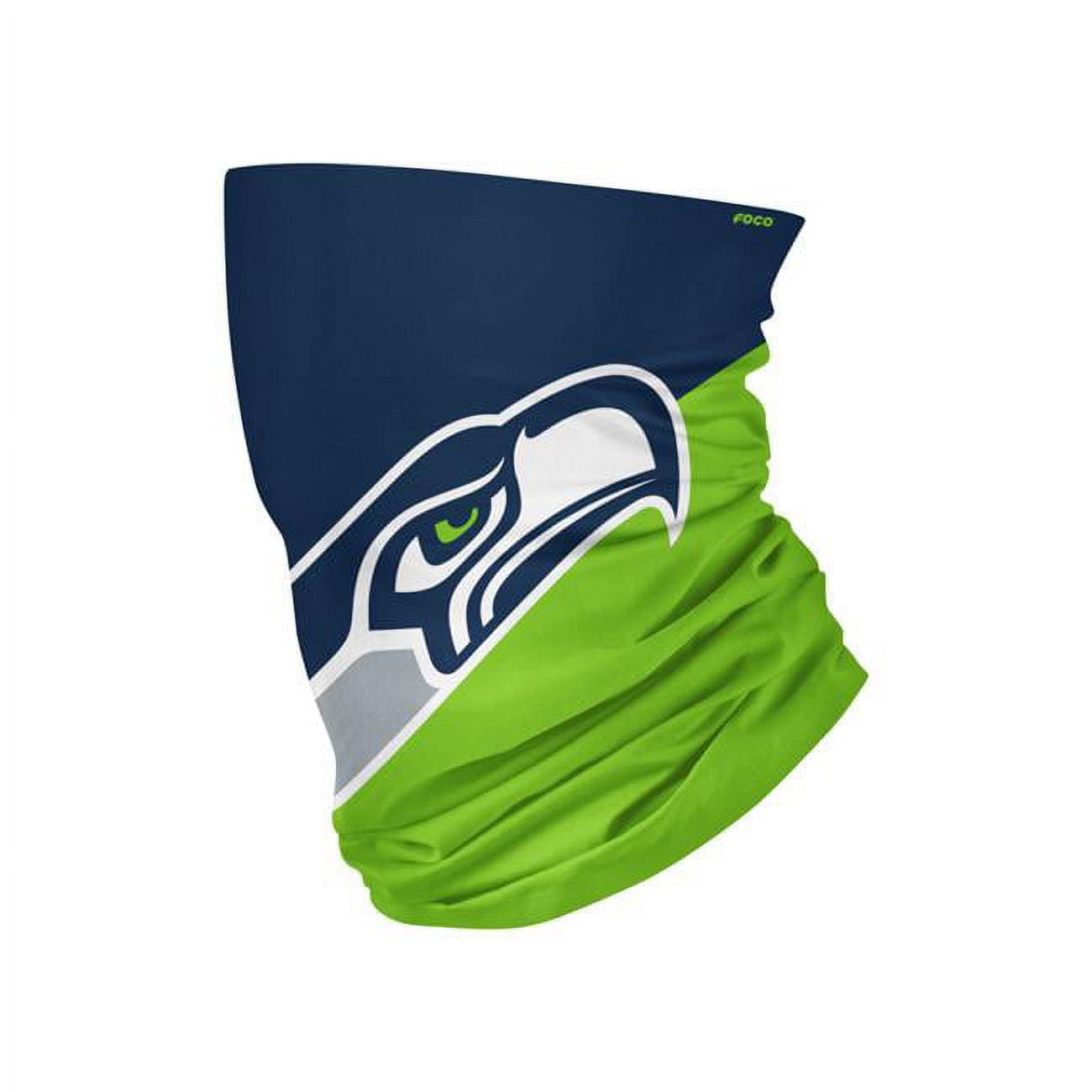 Picture of Foco 9061071 Seattle Seahawks Gaiter Scarf Face Mask