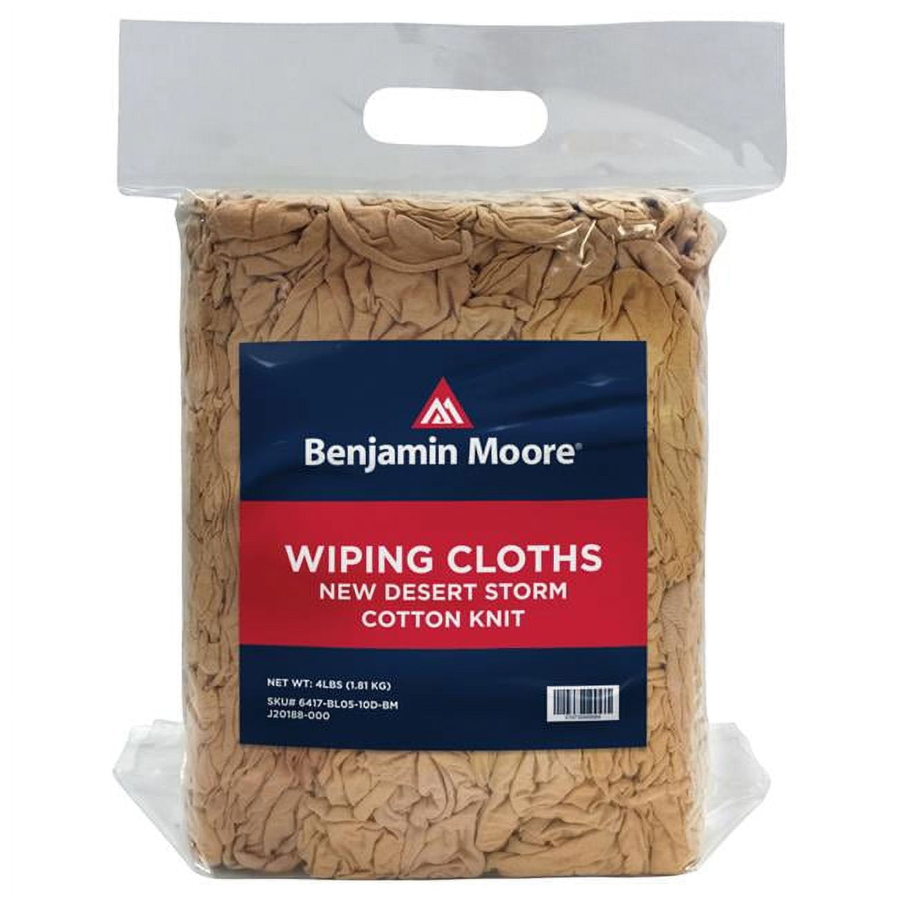 Picture of Benjamin Moore 1005314 Cotton Wiping Cloth - Pack of 10