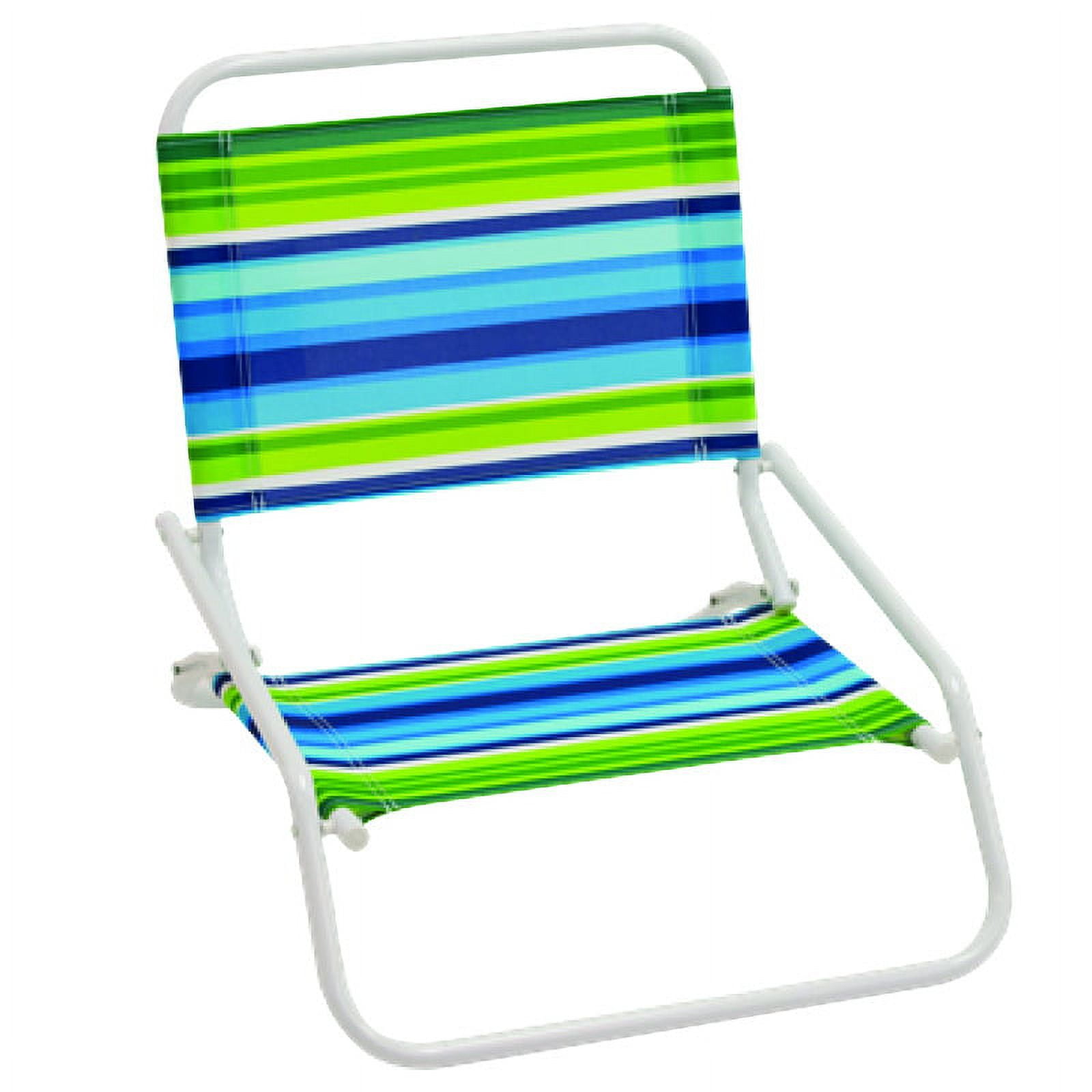 Picture of Rio Brands 8028396 1 Position Multi-color Beach Folding Chair, Pack of 8