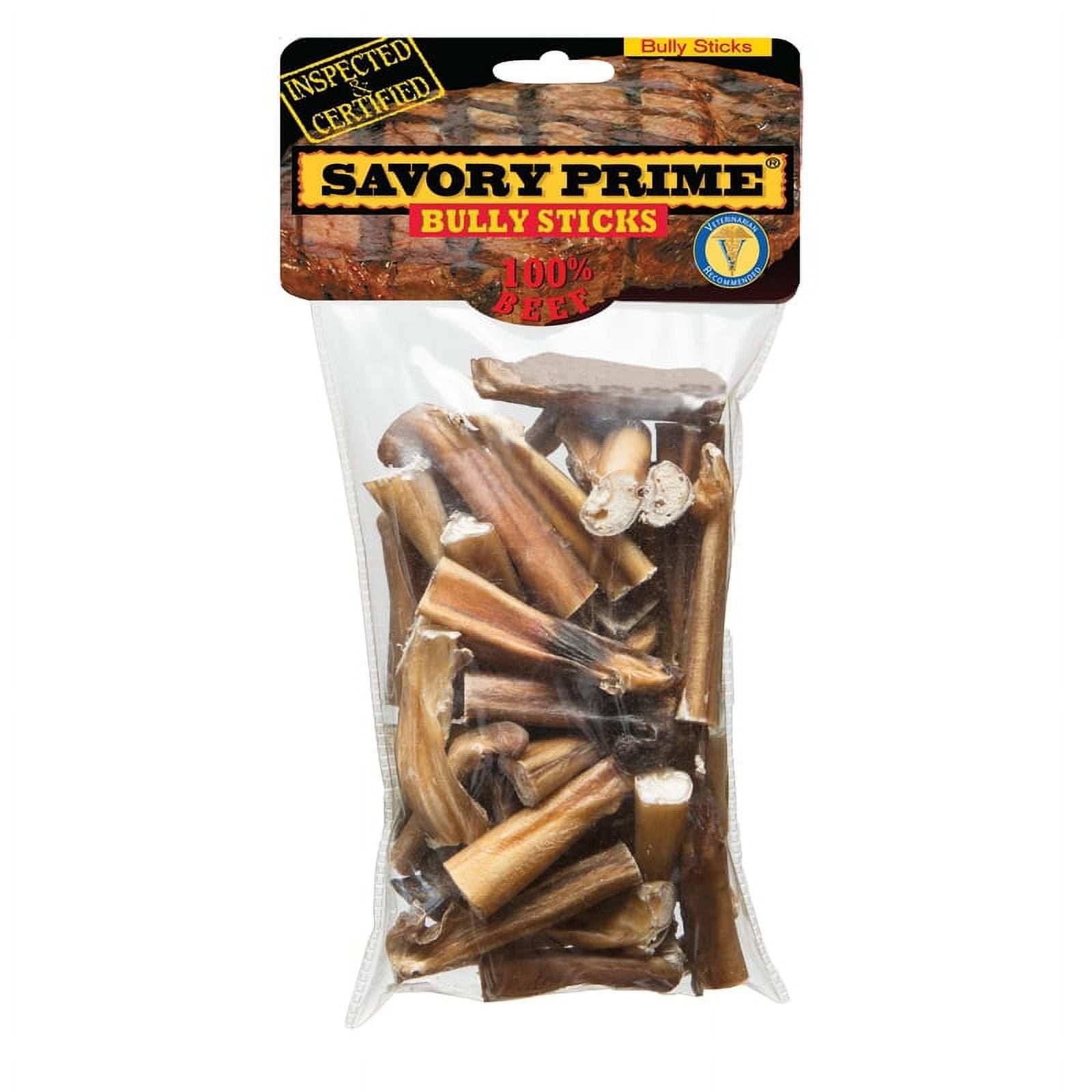Picture of Savory Prime 8049078 4 oz Natural Beef Grain Free Bully Stick for Dogs