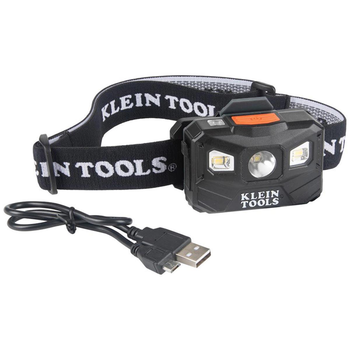 Picture of Klein Tools 3004005 400 Lumens Black LED Head Lamp