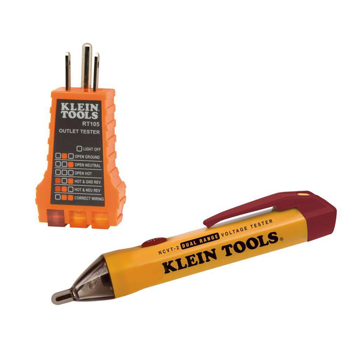 Picture of Klein Tools 3000537 12-1000V Digital Voltage Tester with Receptacle