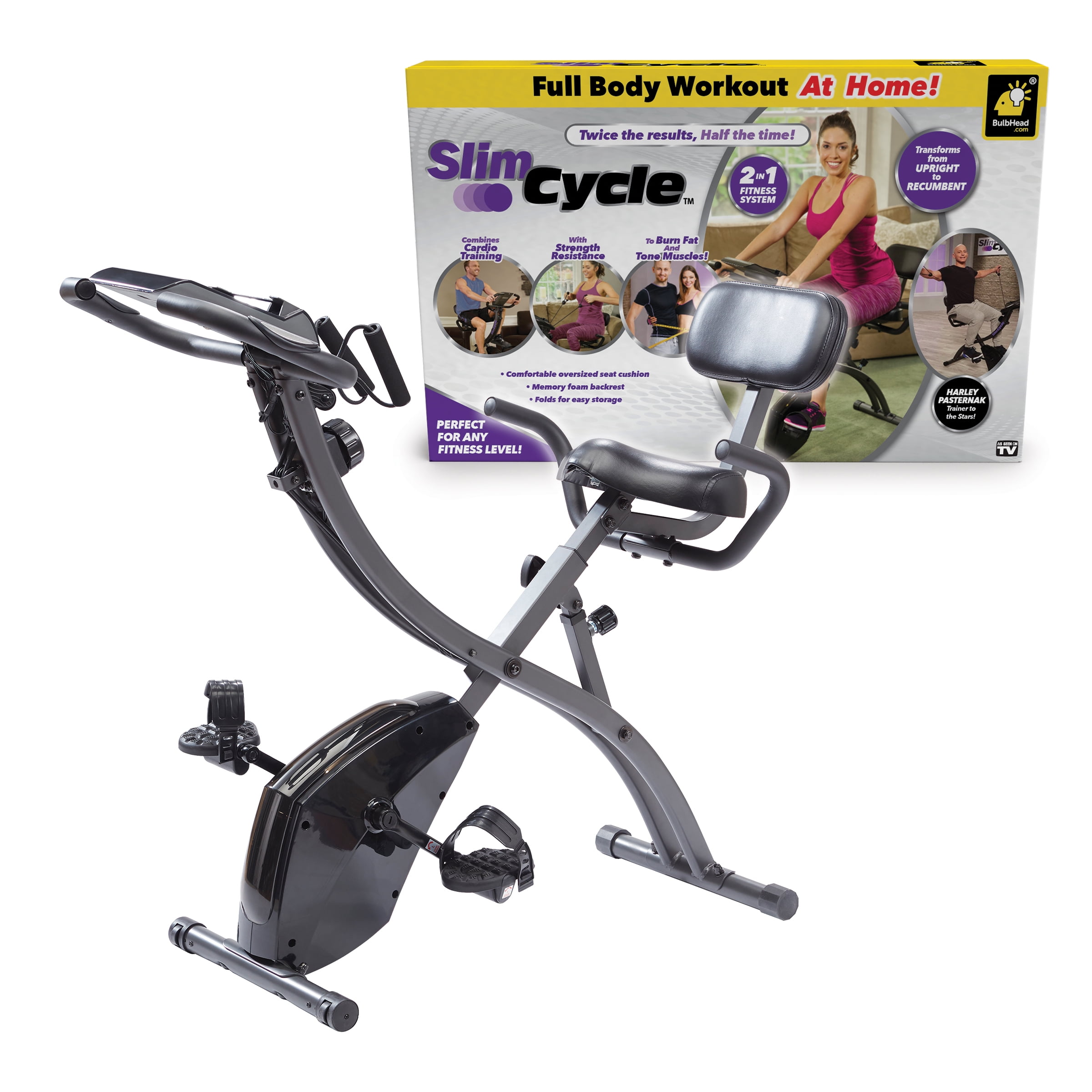 Picture of Slim Cycle 6006433 2-in-1 Fitness Bike
