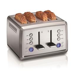 Picture of Hamilton Beach 6009878 Stainless Steel Silver 4 Slot Toaster&#44; Chrome - 8.25 x 12.38 x 12 in.