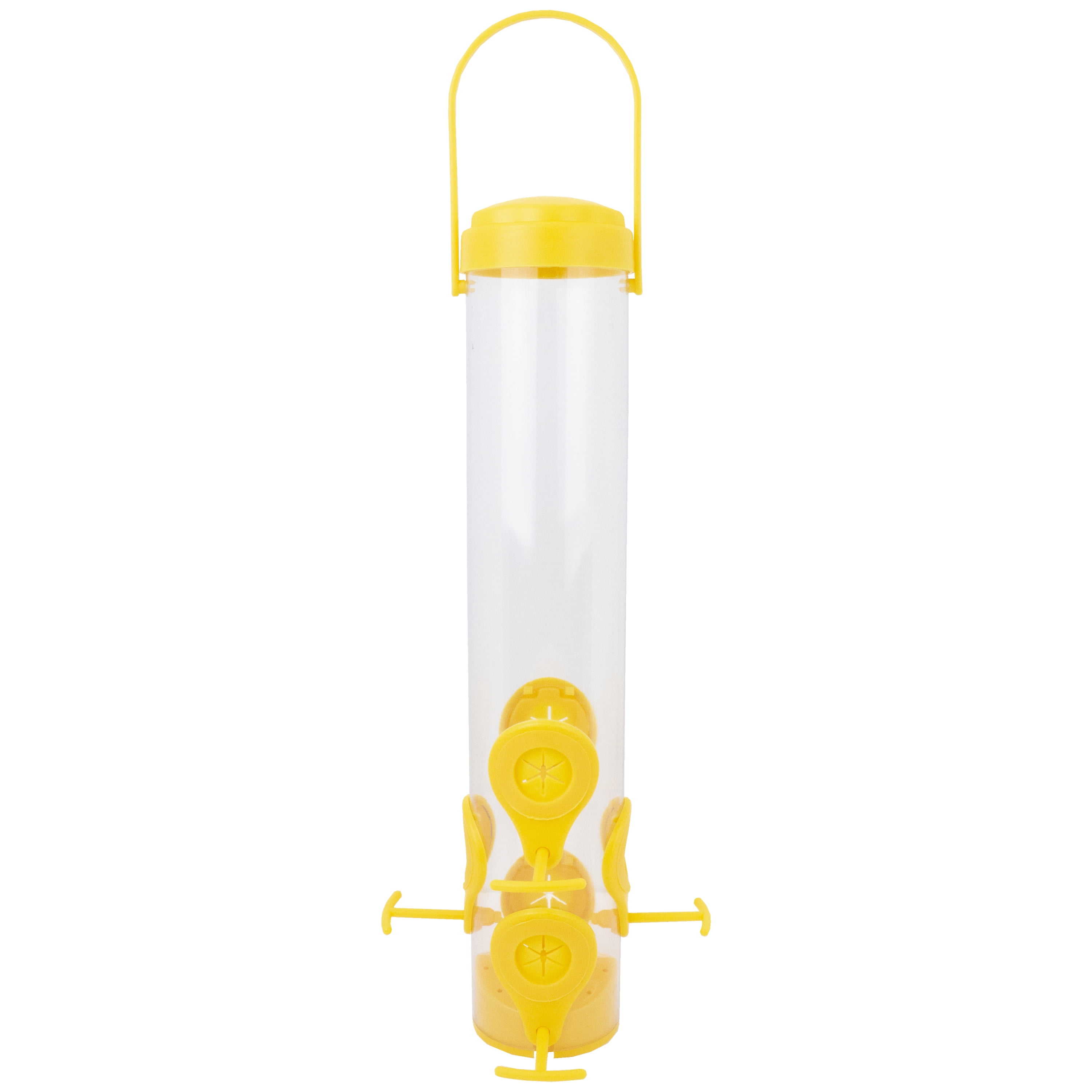 Picture of Perky-Pet 8042173 1.5 lbs Finch Plastic Tube Bird Feeder, 6 Ports