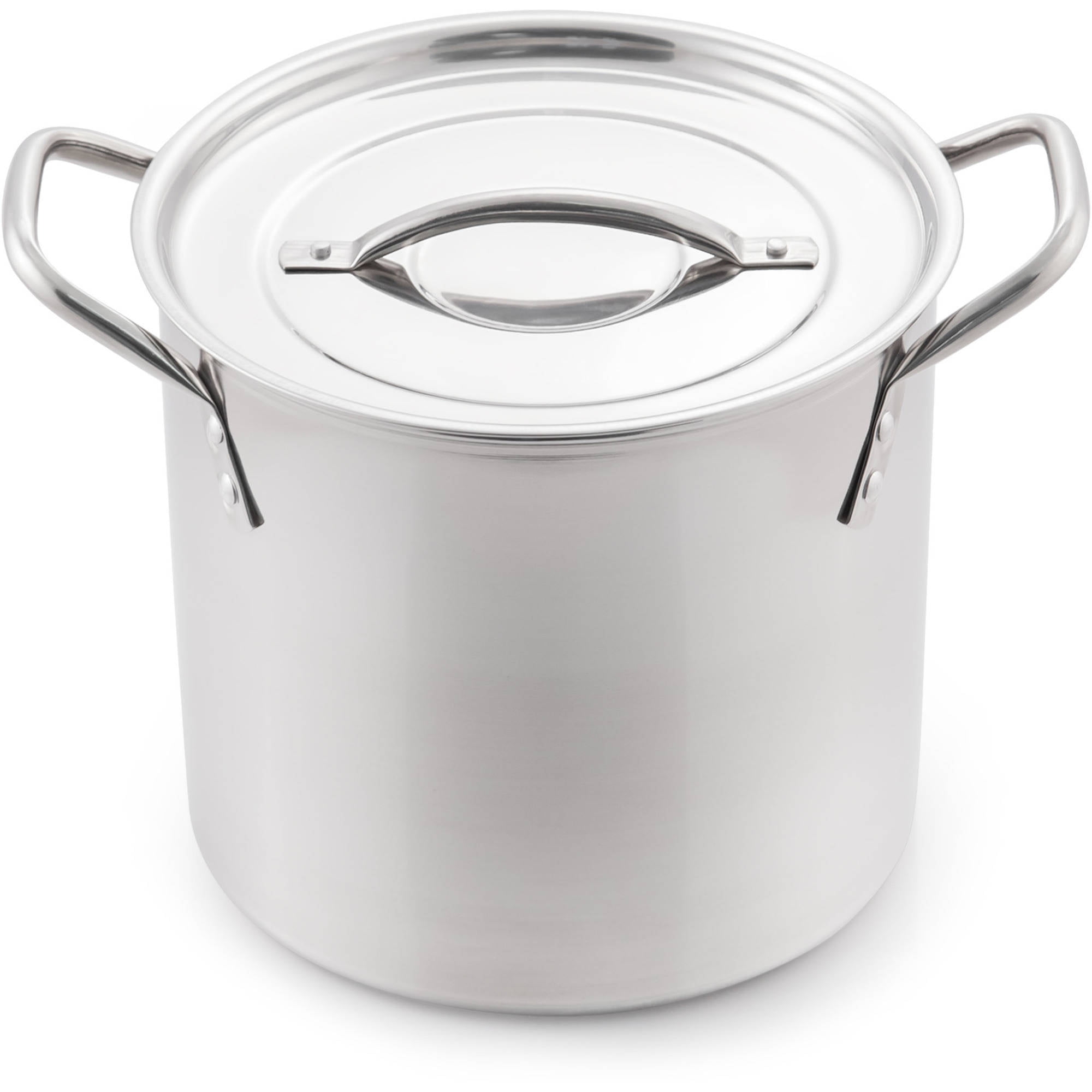 Picture of McSunley 6018294 9 in. 8 qt. Stainless Steel Stock Pot&#44; Silver