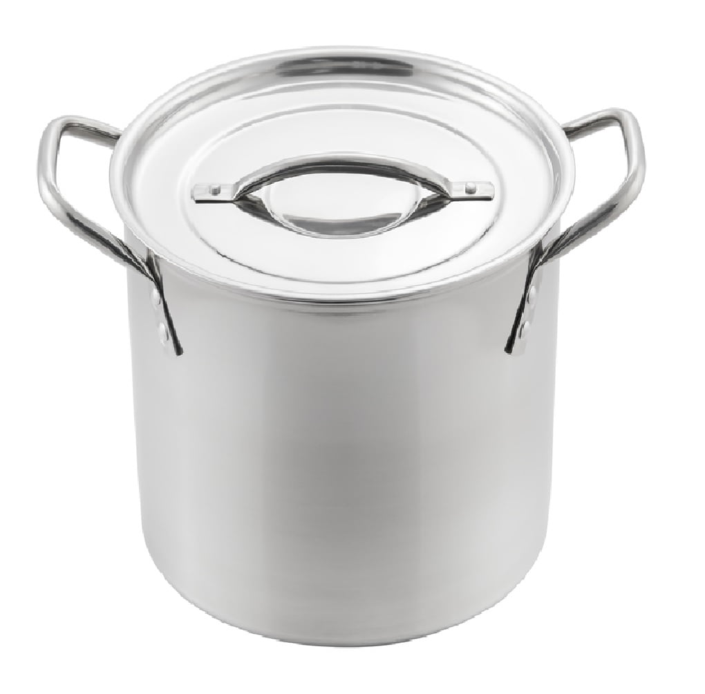Picture of Mcsunley 6018282 11 in. 16 qt. Stainless Steel Stock Pot&#44; Silver