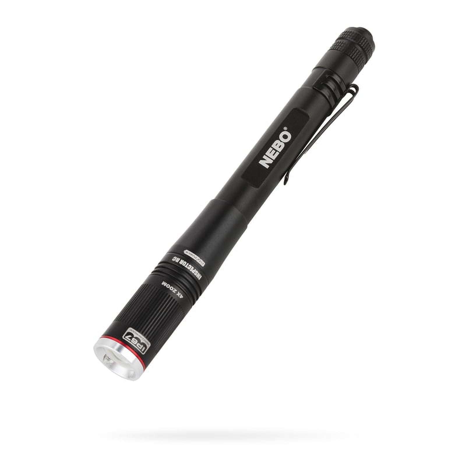 Picture of Nebo 3005072 Inspector RC 360 Lumens Black LED Pen Light&#44; AAA Battery