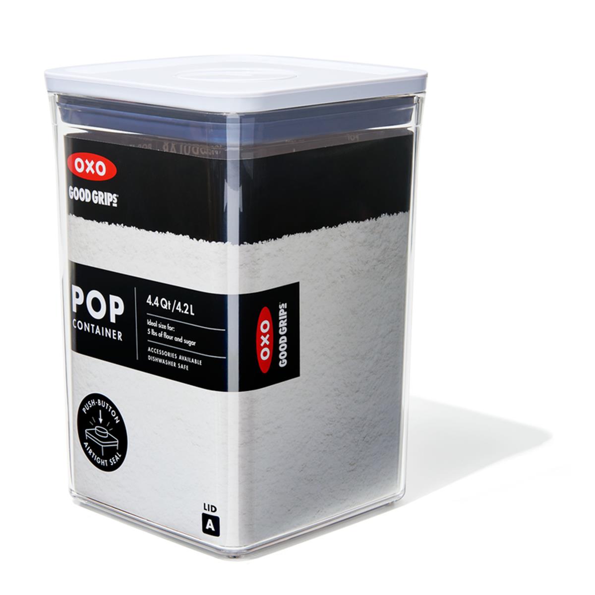 Picture of OXO 6013344 4.4 qt. Good Grips Pop Container, Clear