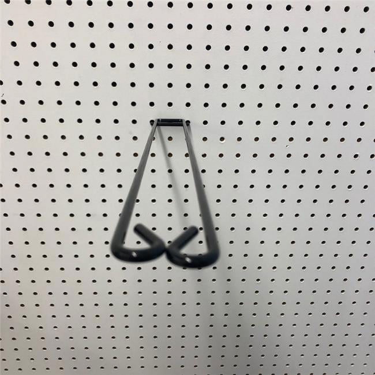 1.30 x 3.75 x 20.35 in. Powder Coated Black Broom Hook