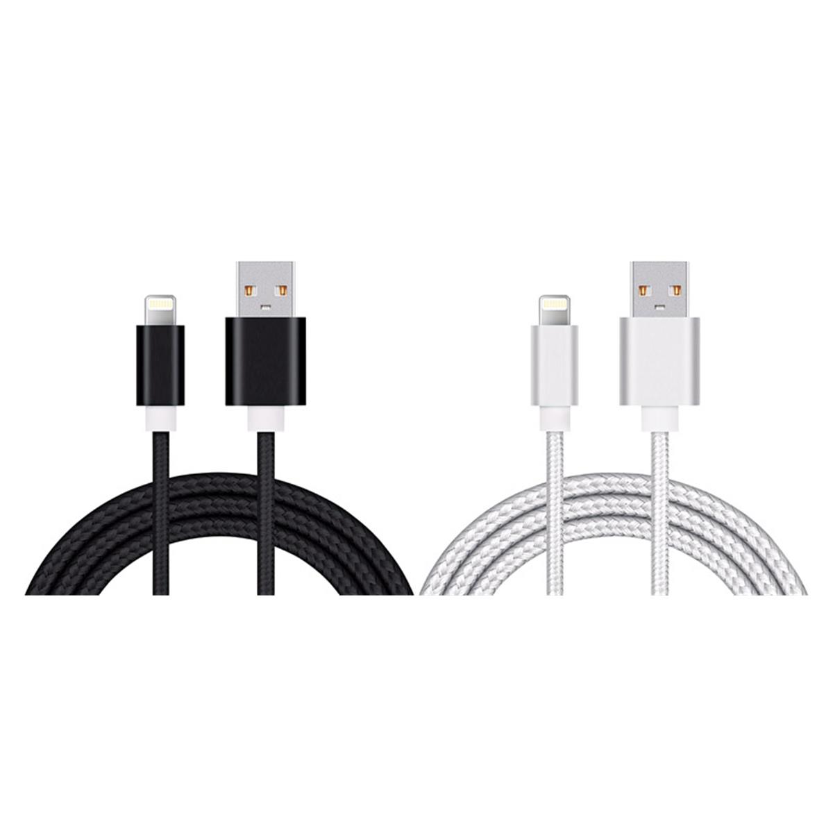 Picture of Fabcordz 3804929 6 ft. USB Charging & Sync Cable - Pack of 2