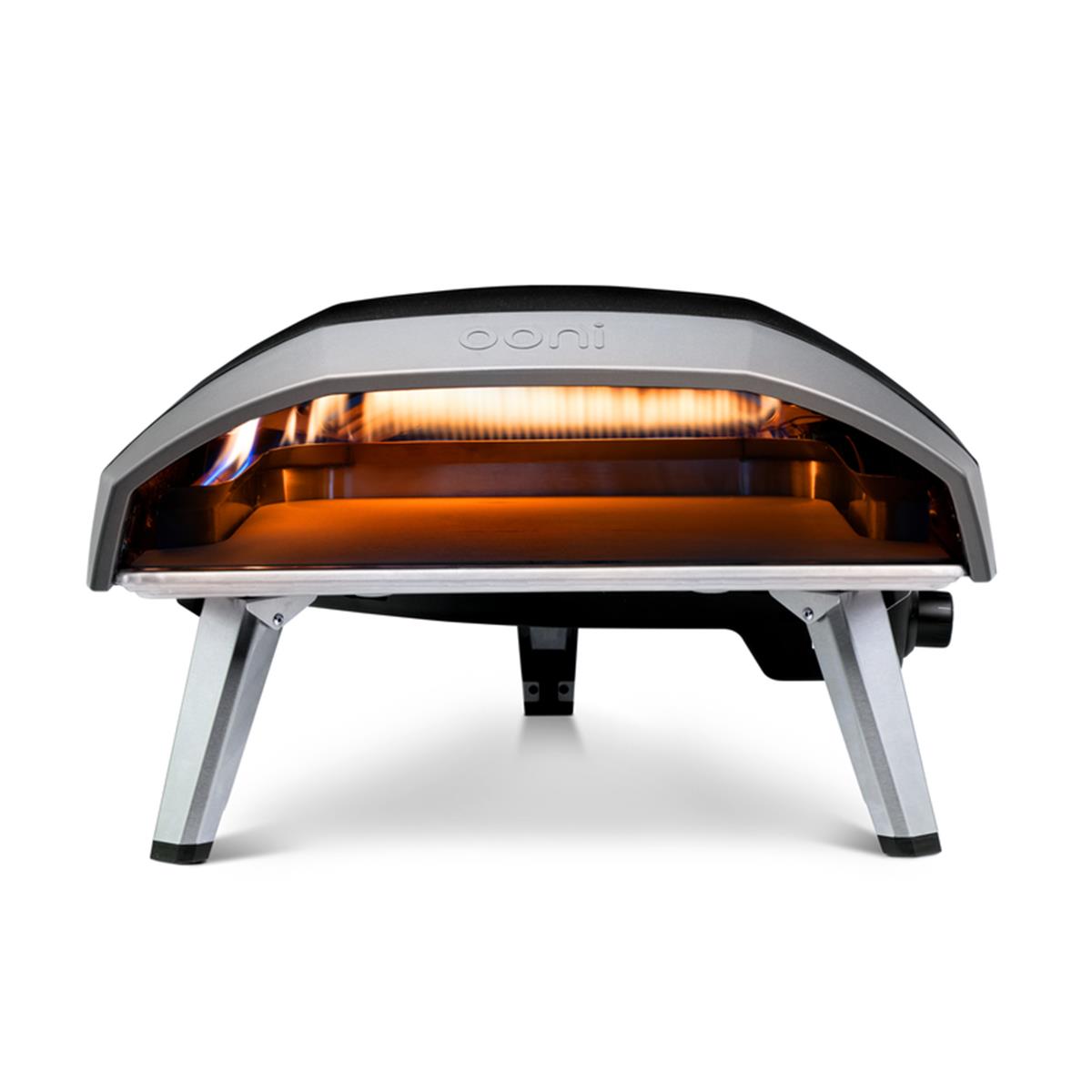 Koda Liquid Propane Outdoor Pizza Oven with 1 Burner, Black & Gray