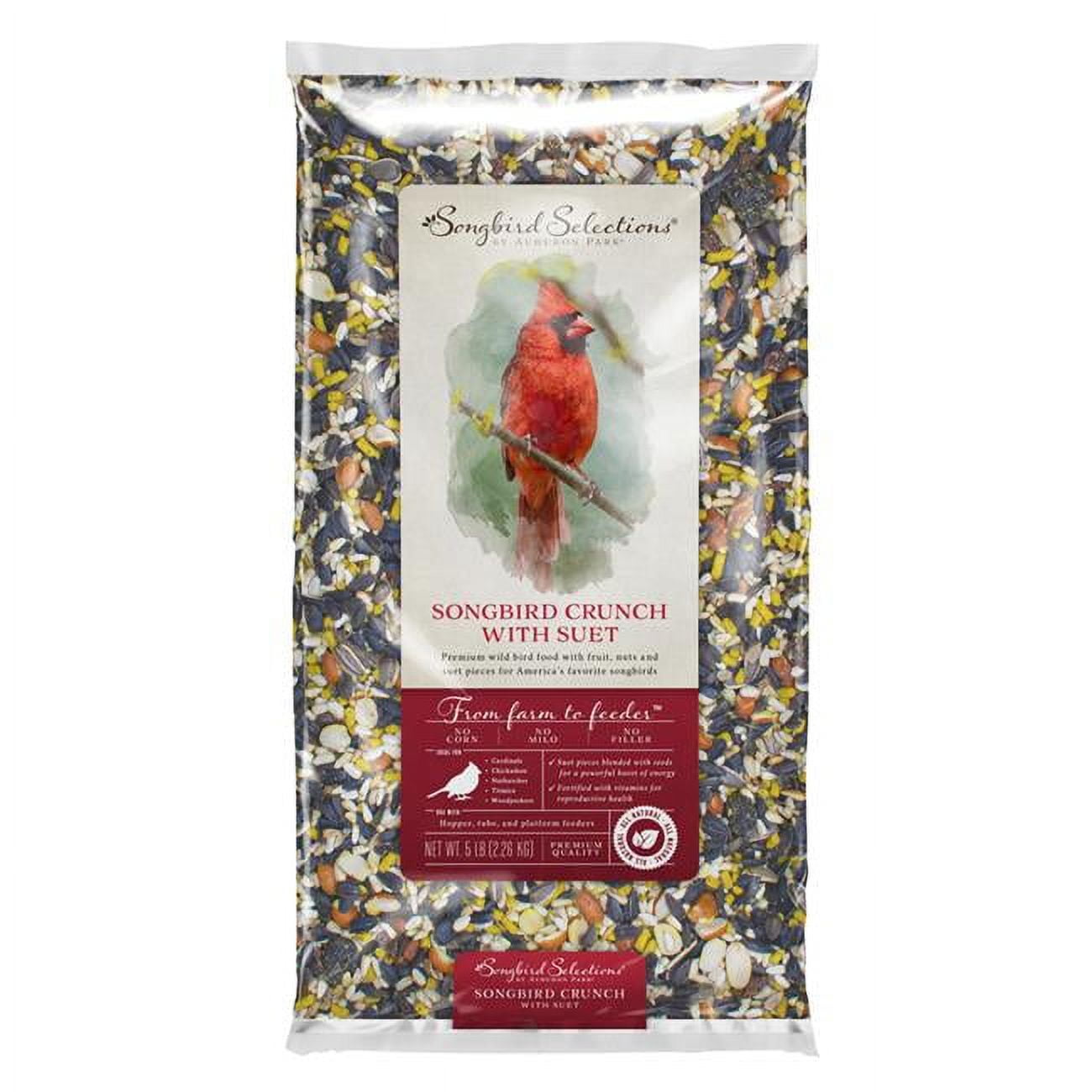 Picture of Global Harvest Foods 8039233 5 lbs Songbird Selections Wild Bird & Poultry Bird Seed Fruits & Nuts