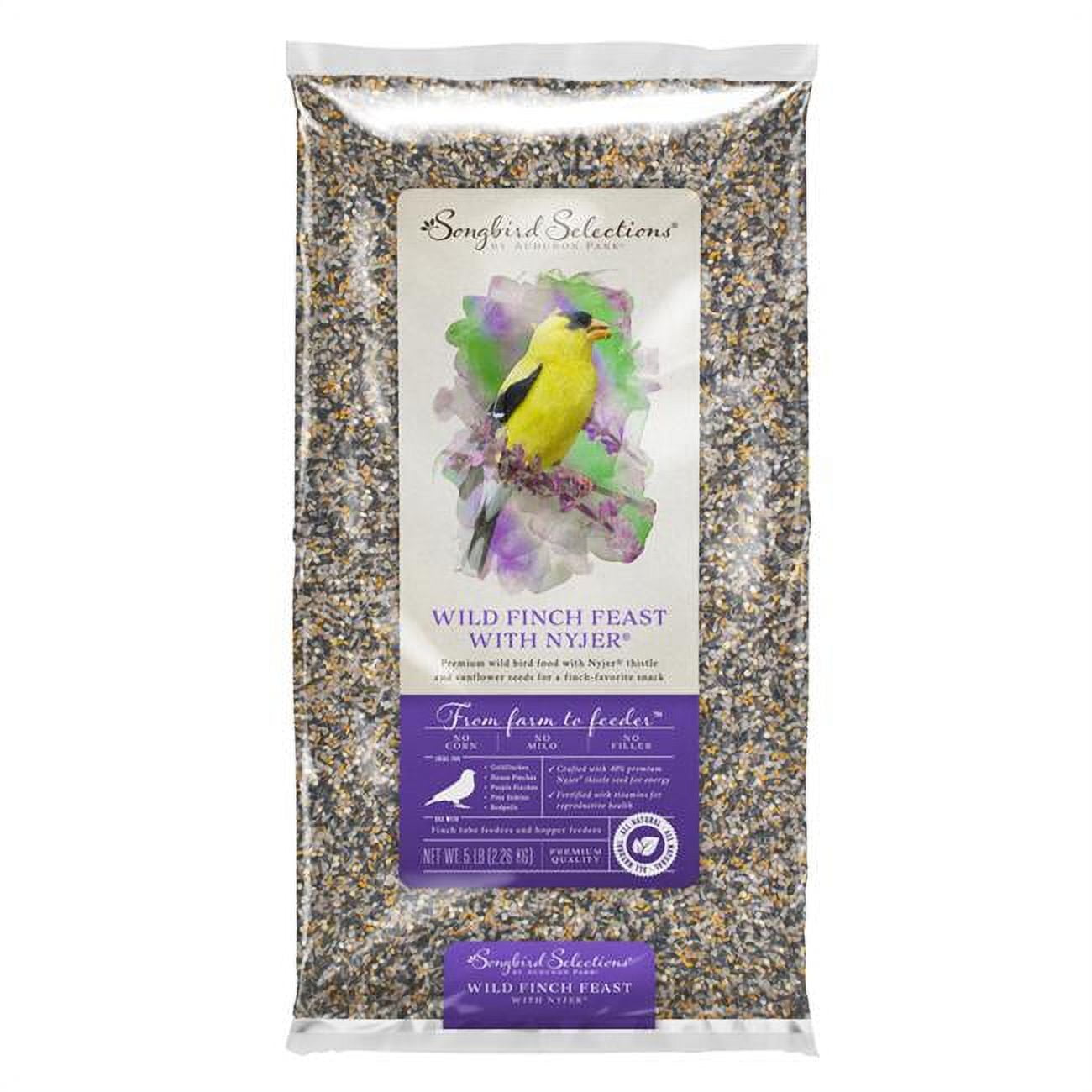 Picture of Global Harvest Foods 8039223 5 lbs Songbird Selections Finches Bird Seed Nyger Thistle Seed
