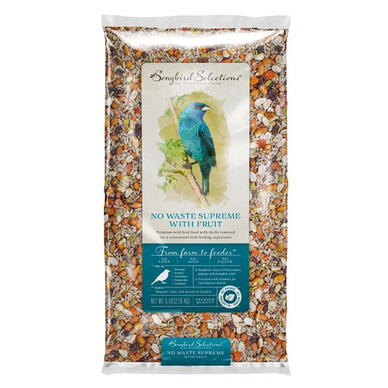 Picture of Global Harvest Foods 8039228 5 lbs Songbird Selections Chickadee & Nuthatch Bird Seed&#44; Sunflower Hearts