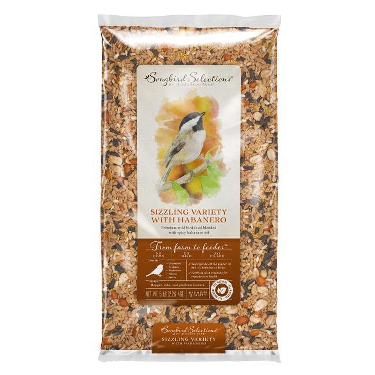 Picture of Global Harvest Foods 8039222 5 lbs Songbird Selections Chickadee & Nuthatch Wild Bird Food&#44; Sunflower
