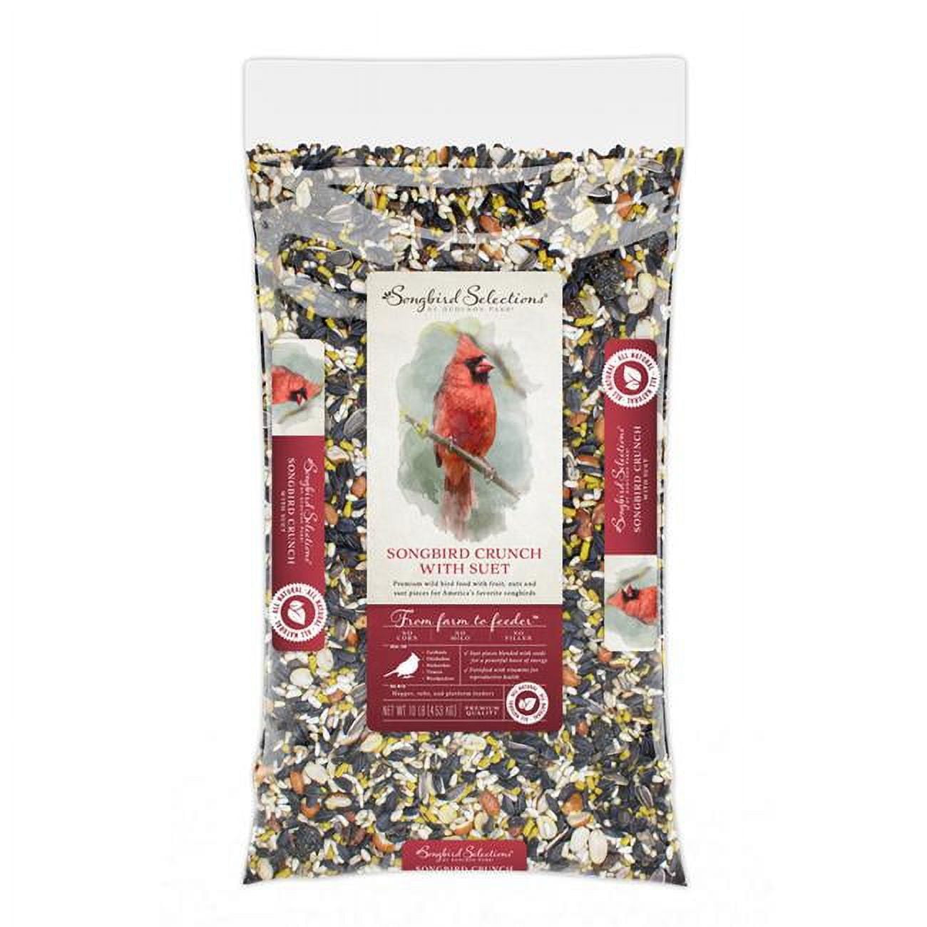 Picture of Global Harvest Foods 8039225 10 lbs Songbird Selections Wild Bird & Poultry Bird Seed&#44; Fruits & Nuts