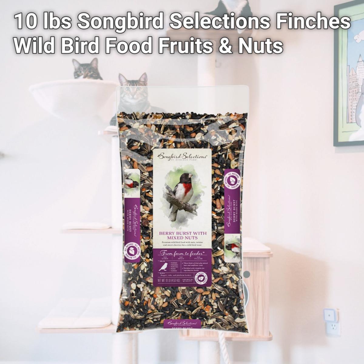 Picture of Global Harvest Foods 8039226 10 lbs Songbird Selections Finches Wild Bird Food Fruits & Nuts