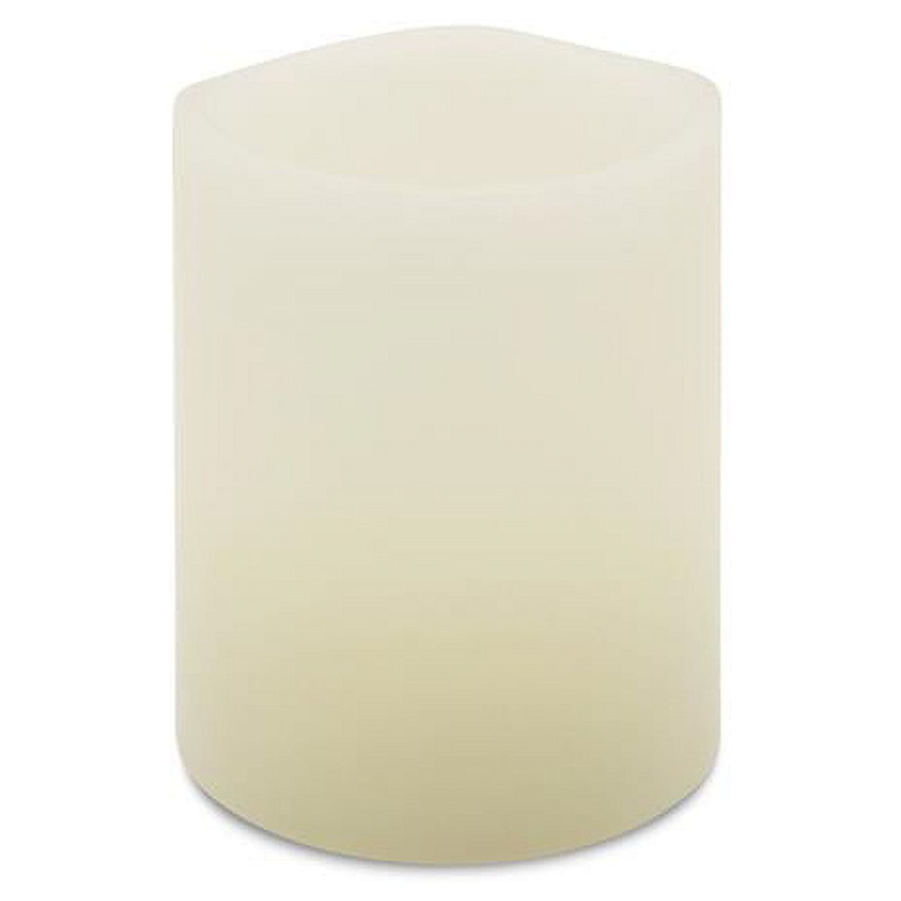 9046002 2.5 x 2 in. Dia. Matchless Darice Ivory Vanilla Honey Scent Pillar Flameless Flickering Candle, Pack of 4