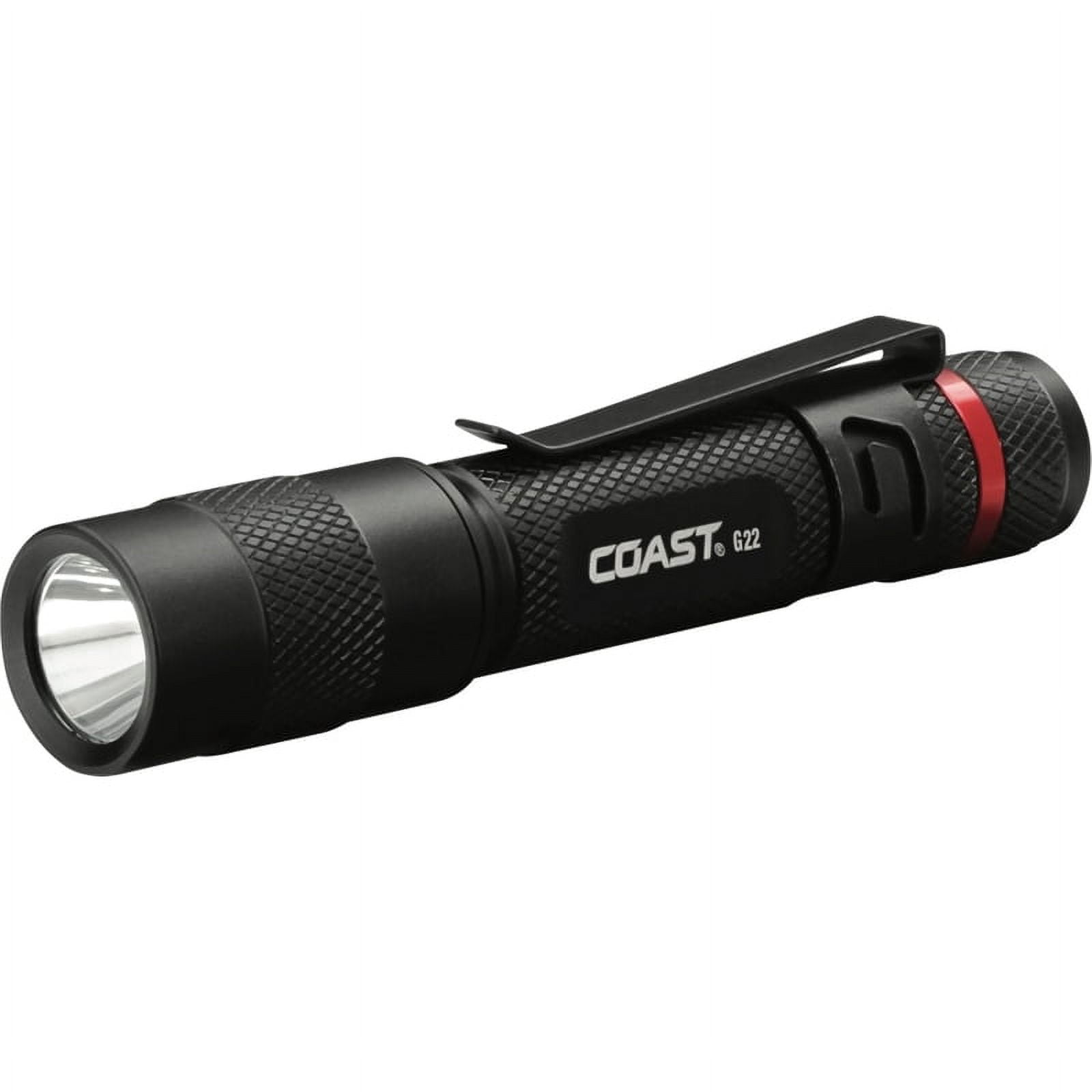 Picture of Coast 3004860 G22 100 Lumens Black LED Flashlight&#44; AAA Battery