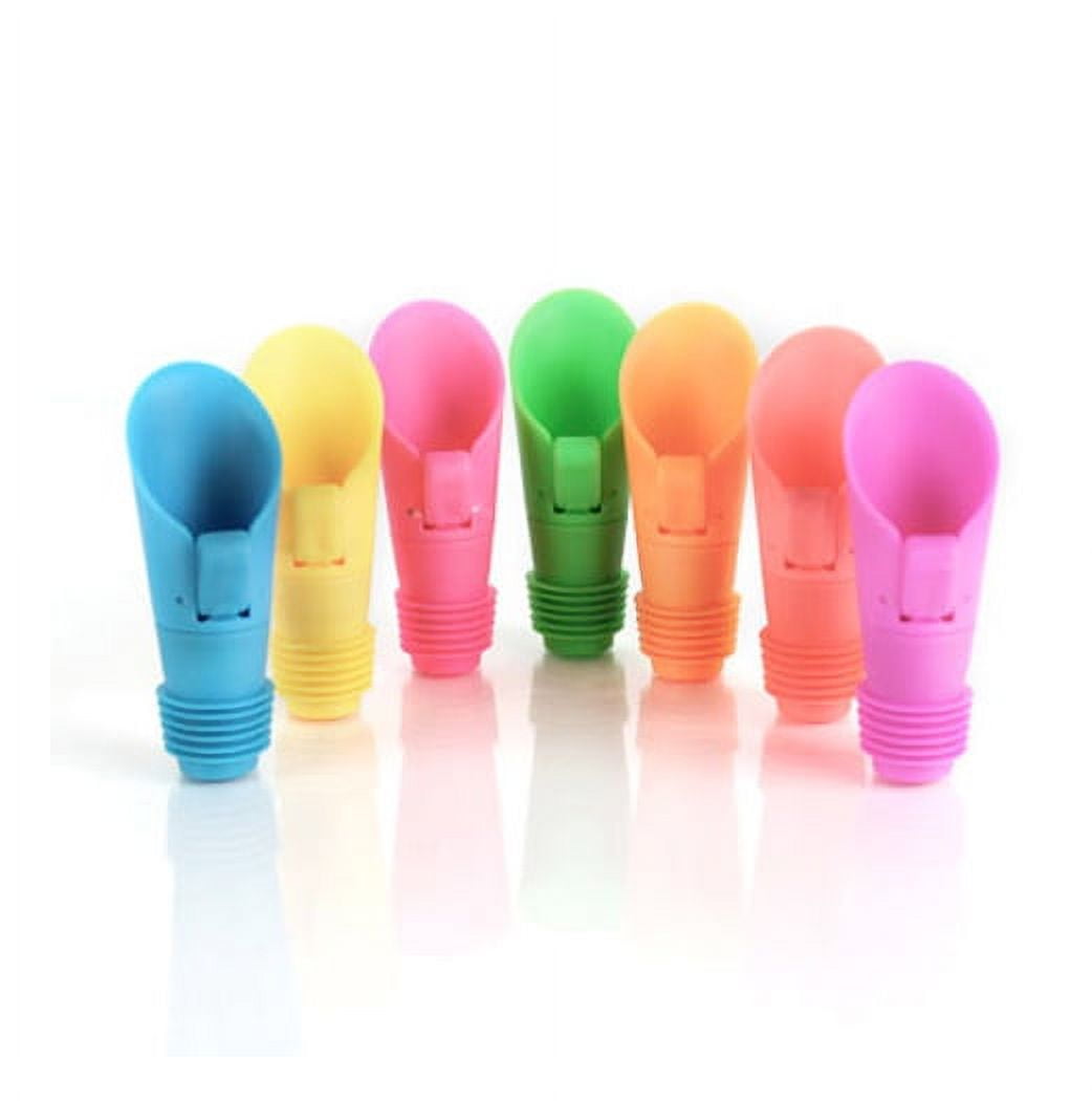 Picture of Metrokane 6337844 Rabbit Flipper Assorted Rubber Wine Pourer & Stopper - Pack of 12