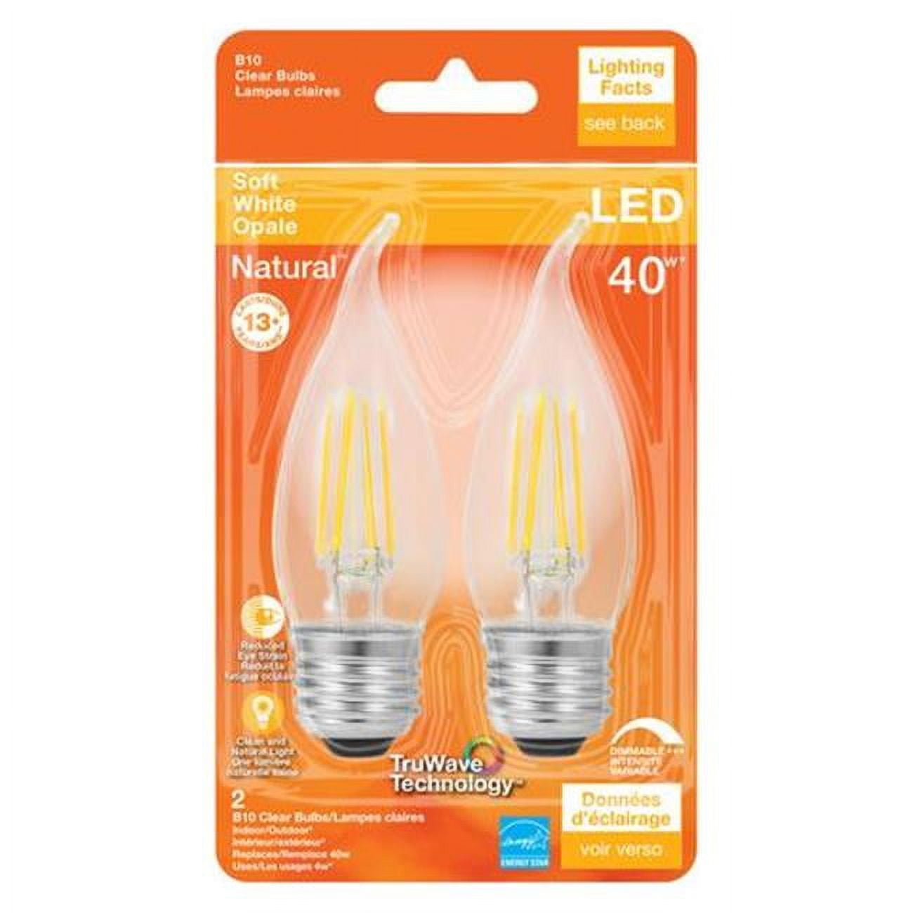 3005233 60W G16.5 E12 LED Bulb, Soft White - Pack of 2 -  Osram Sylvania