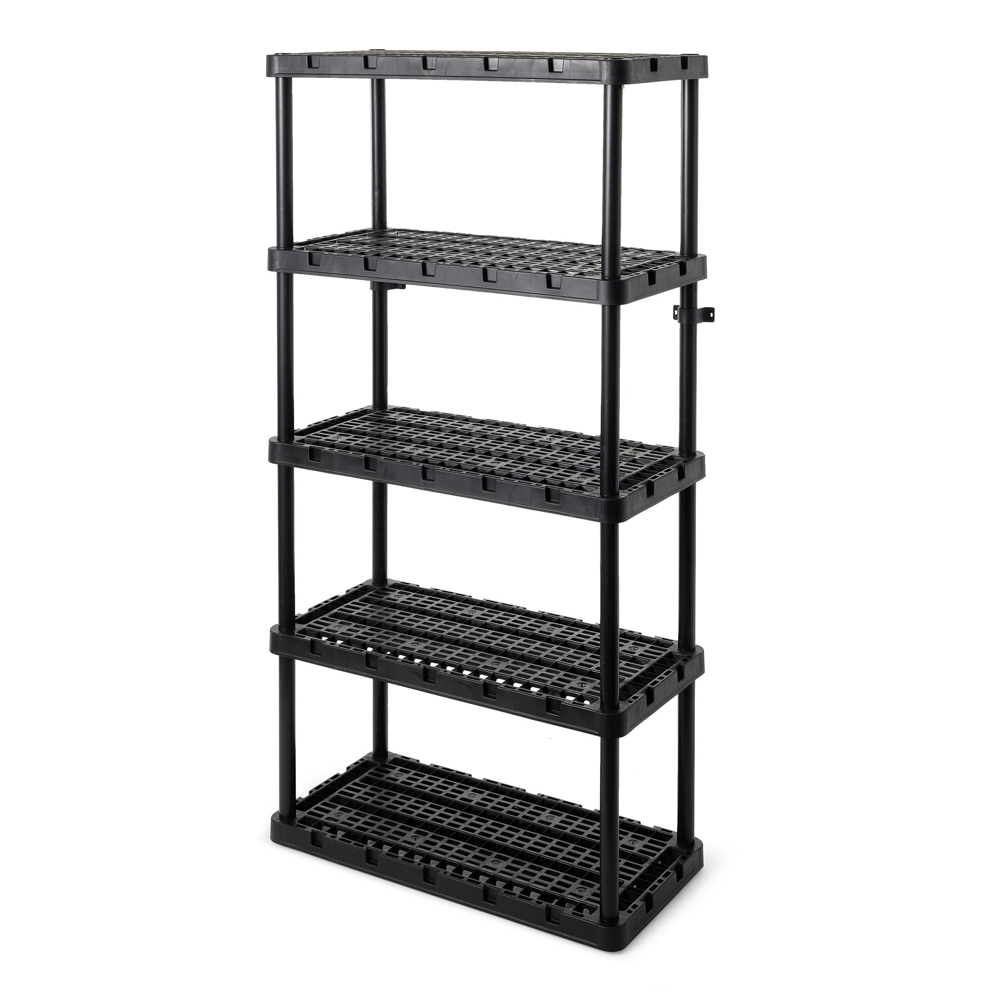 Picture of Feit Electric 5013641 72 x 36 x 18 in. Living Knect-A-Shelf D Resin Shelving Unit&#44; Black