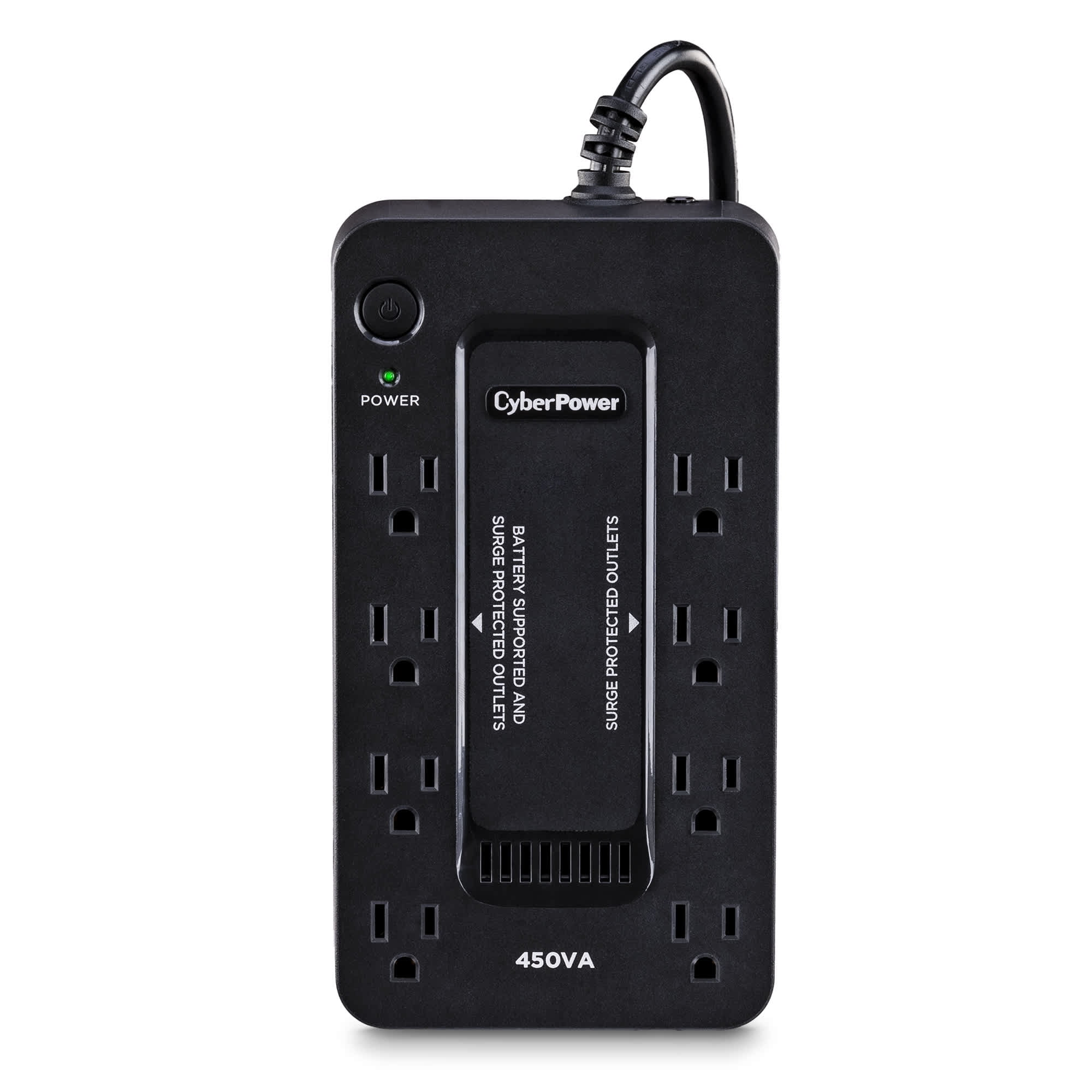 Picture of Cyberpower 3002798 5 ft. 450V 890 J L 8-Outlets PC Battery Backup