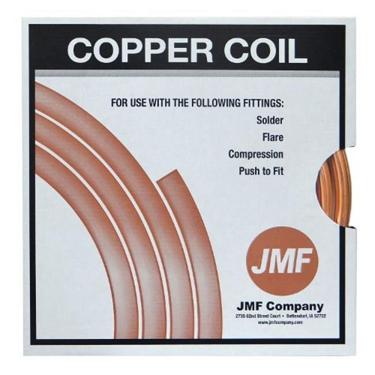 49851 0.25 in. x 10 ft. Copper Type Utility Tubing