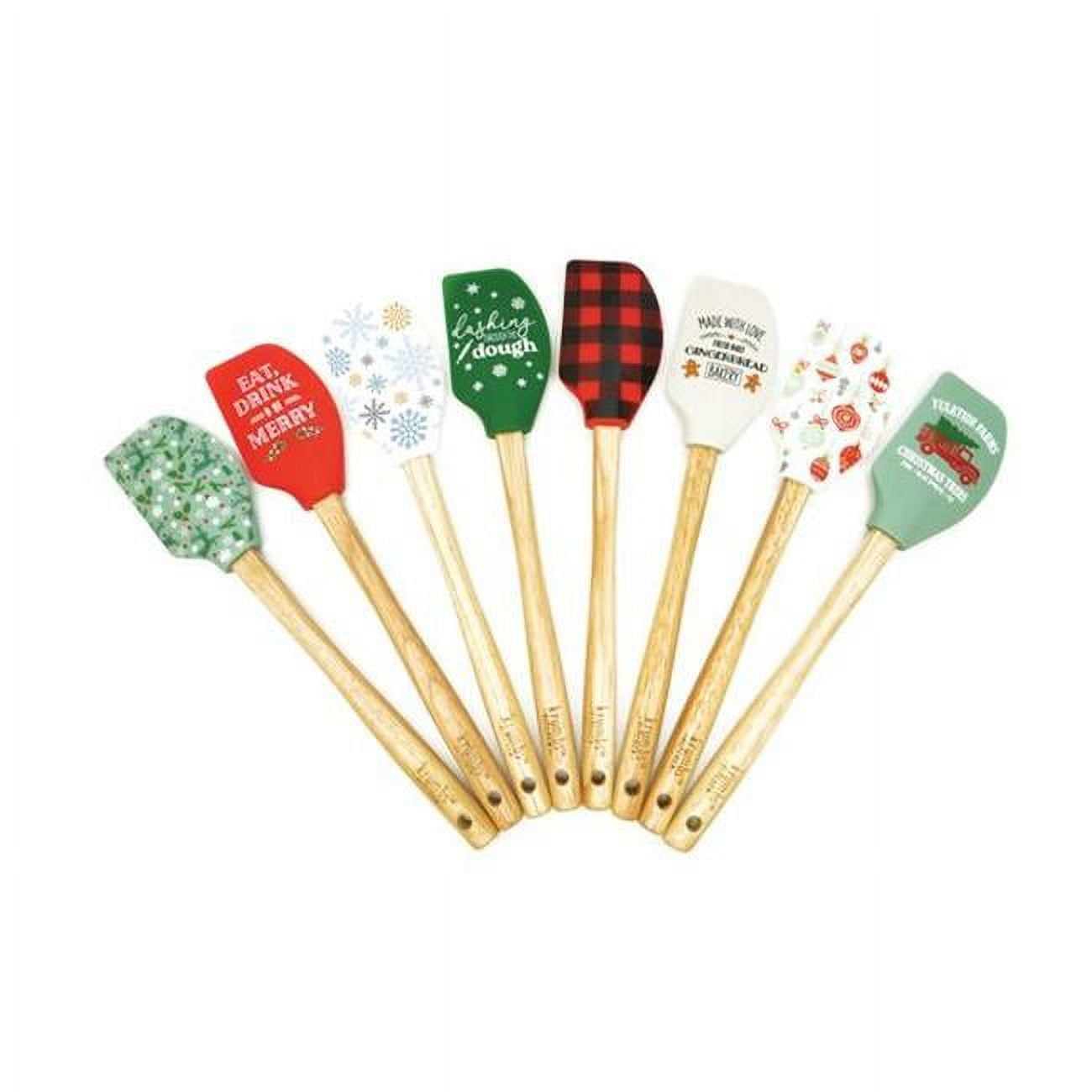 Picture of DM Merchandising 9065246 Krumbs Kitchen Assorted Silicone Christmas Spatula - Pack of 24